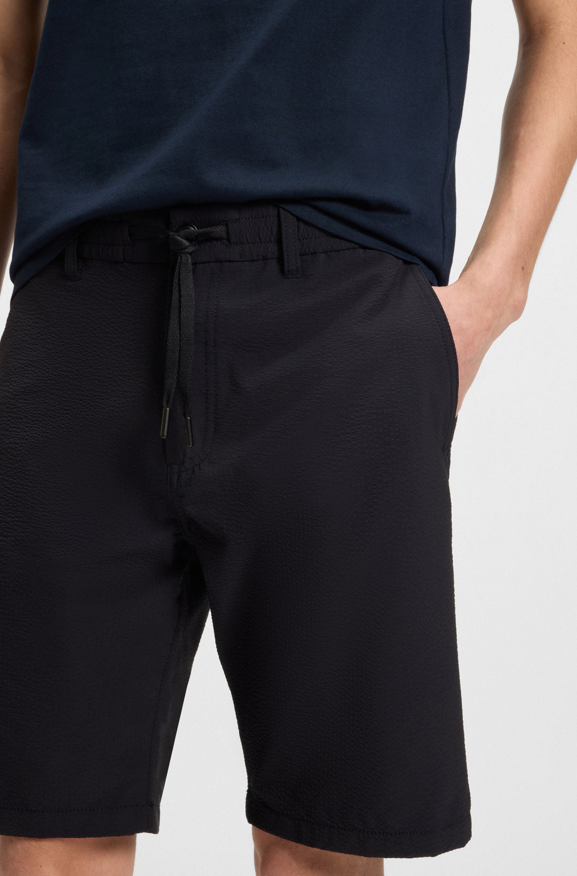 BOSS ORANGE Chinoshorts "Chino-tapered-DS-1", mit Kordelzug günstig online kaufen