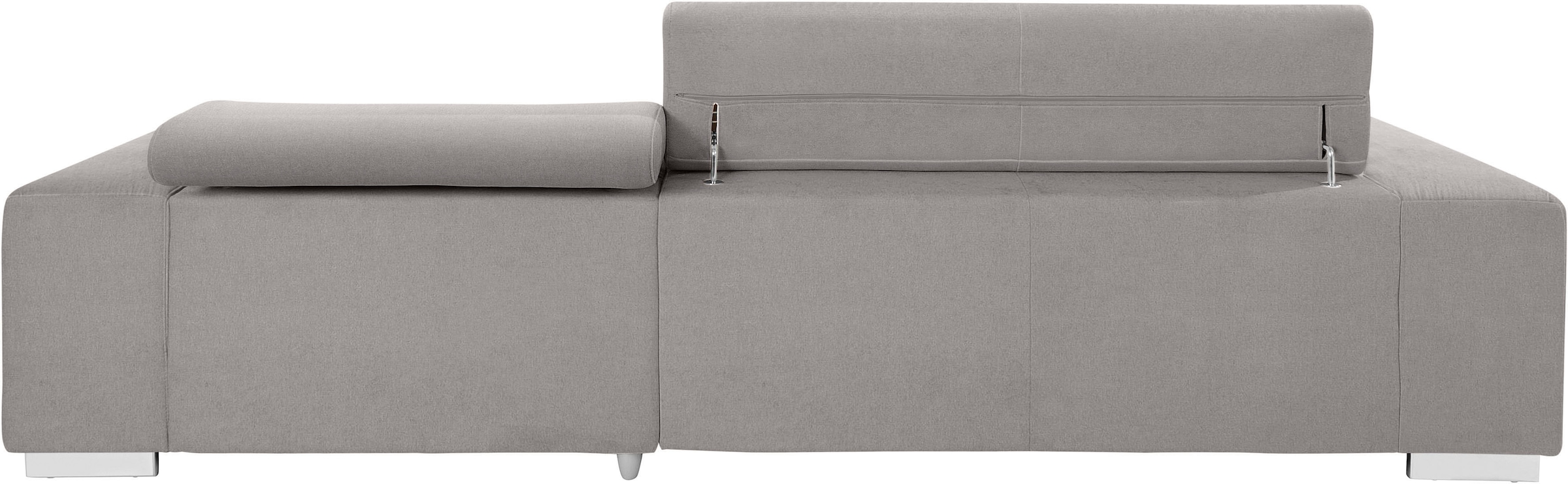COTTA Ecksofa »Orion L-Form«, mit Kopfteilverstellung & 3 Nierenkissen