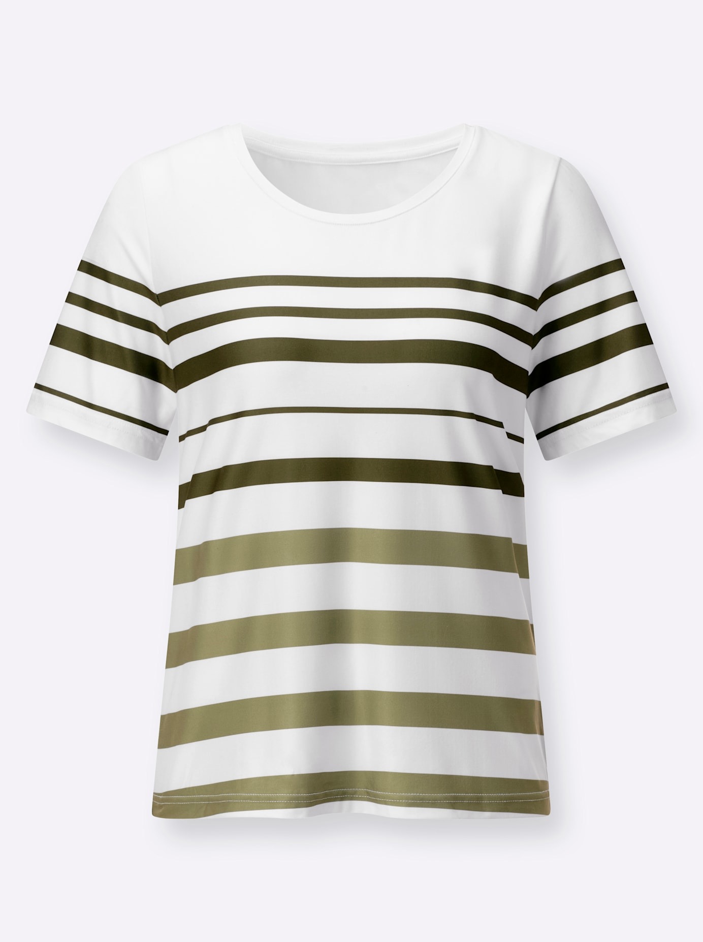 Thumbnail - Casual Looks Kurzarmshirt "Ringelshirt" 1 tlg.