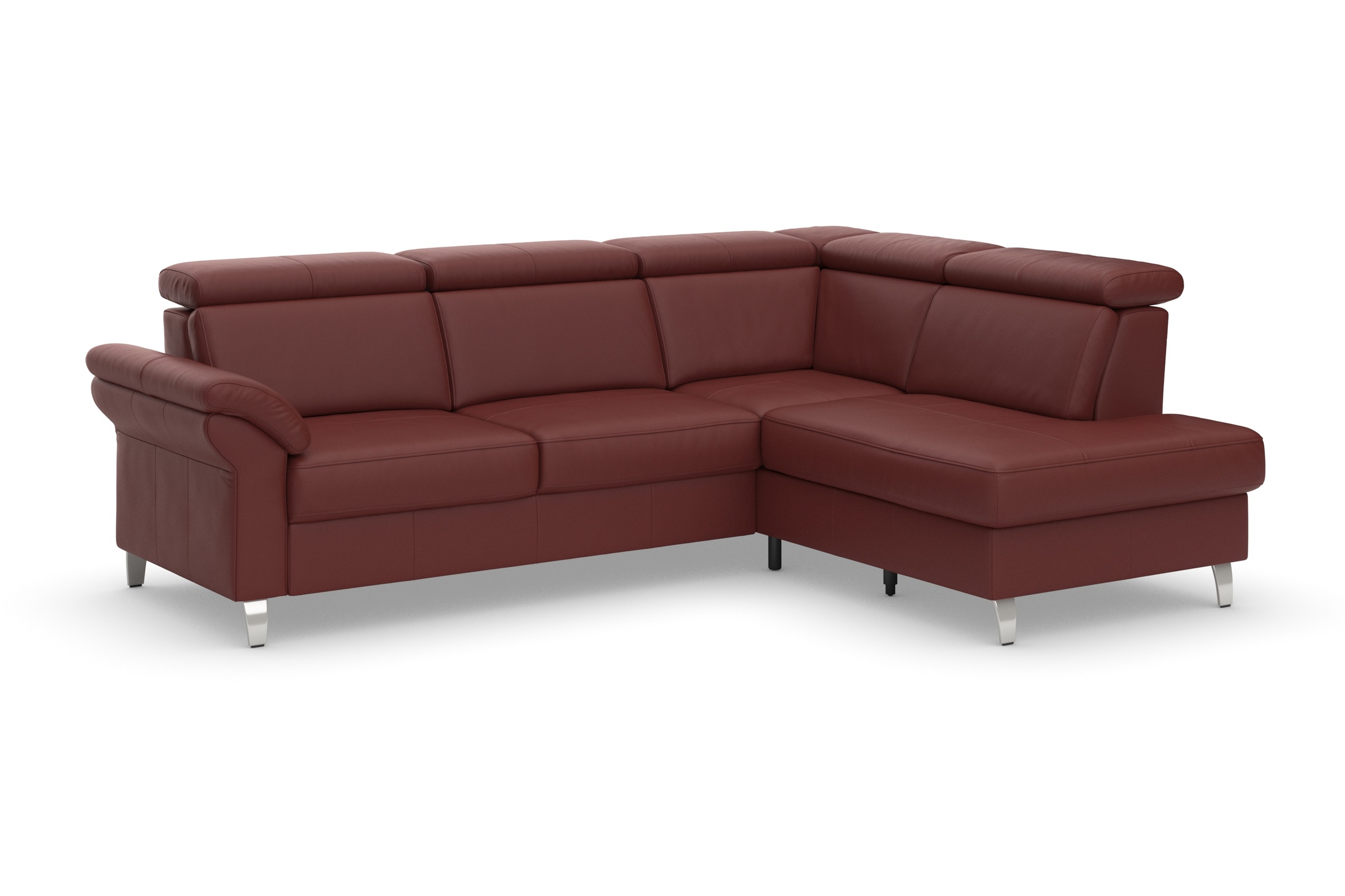 Thumbnail - sit&more Ecksofa "Arngast L-Form" inklusive Kopfteilverstellung und Federkern