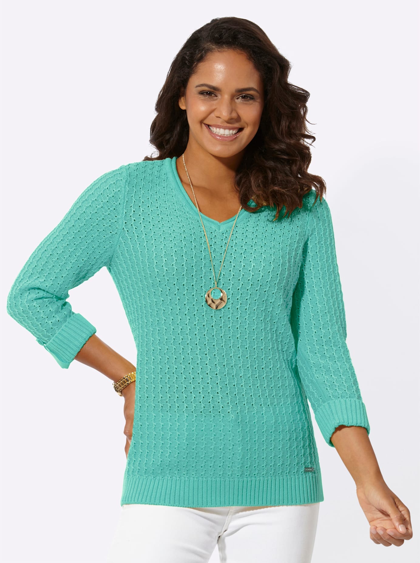 Casual Looks V-Ausschnitt-Pullover »Pullover«