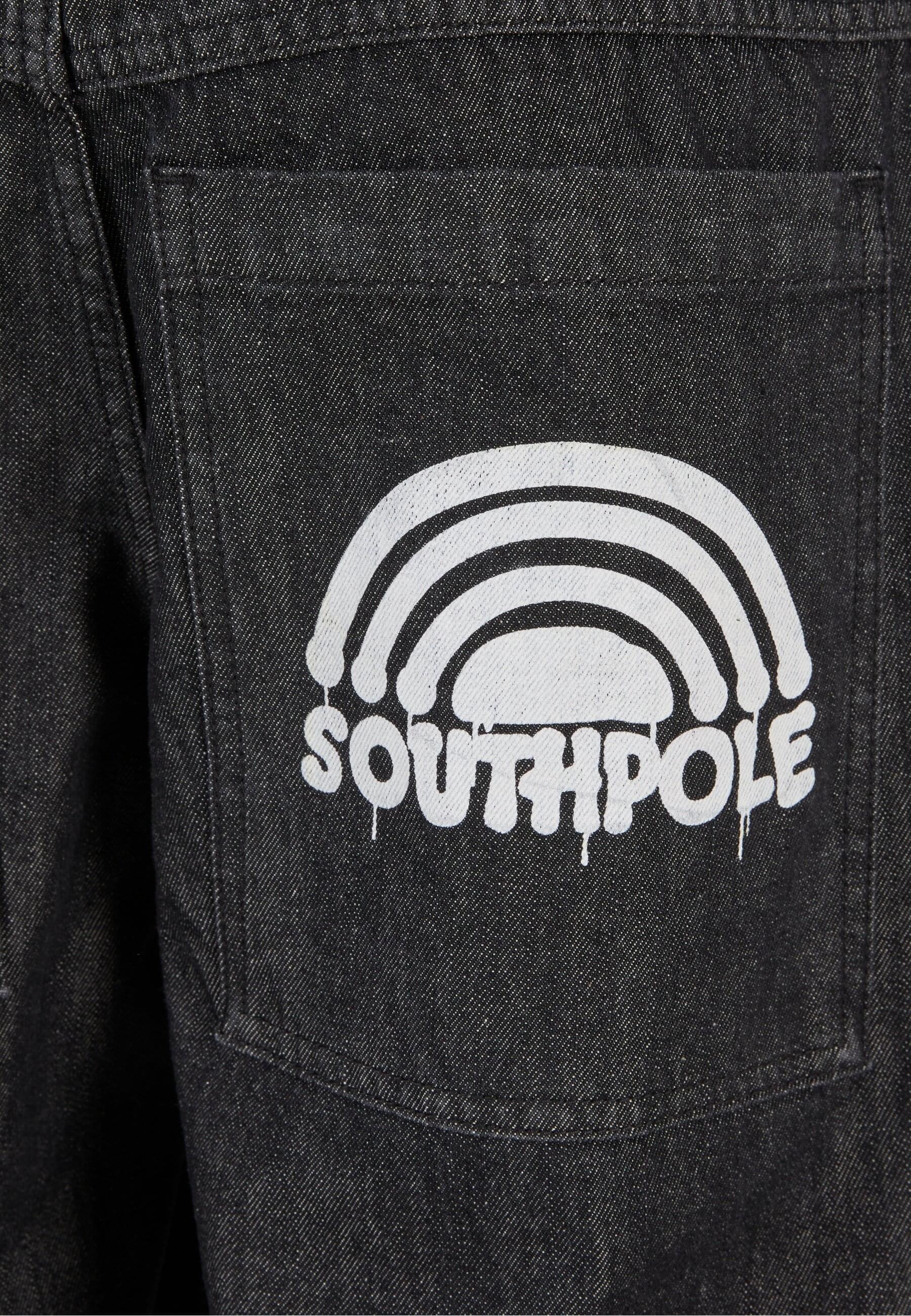 Southpole Bequeme Jeans »Southpole Herren Southpole Spray Logo Denim«, (1 tlg.)