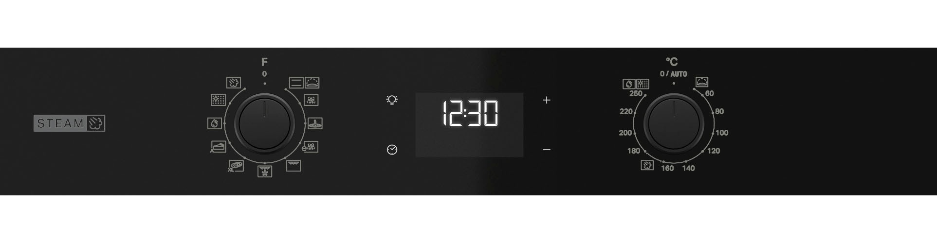 BAUKNECHT Einbaubackofen  »BBA2S85PU1K«, mit 1-fach-Teleskopauszug, Pyrolyse-Selbstreinigung