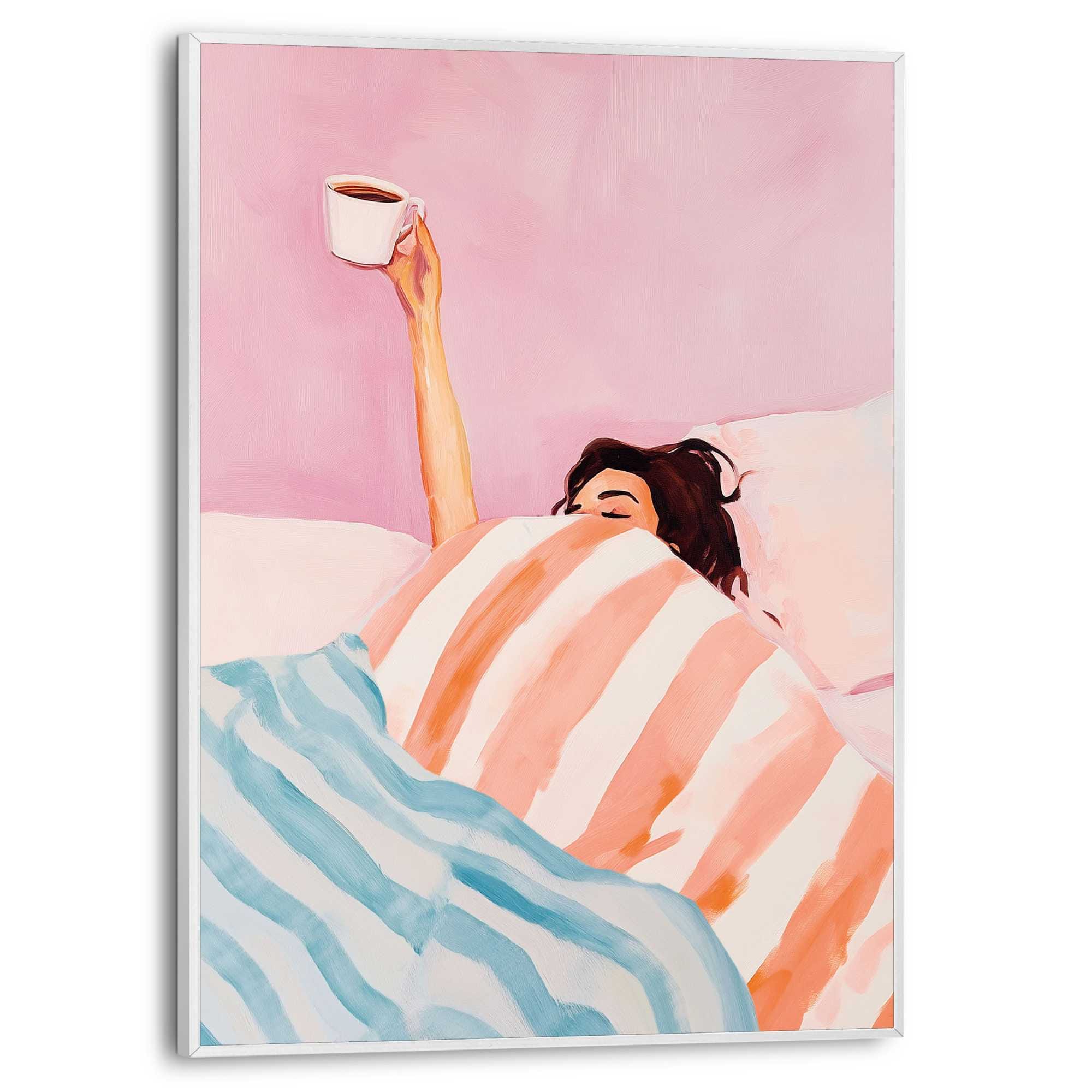 Reinders Poster "Coffee Please", Schlafzimmer - Mehrfarbig - MDF - Menschen günstig online kaufen