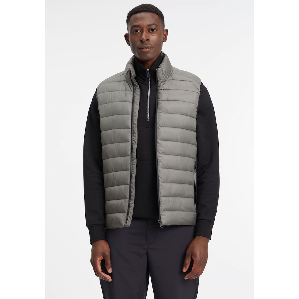 Calvin Klein Steppweste »RECYCLED SIDE LOGO VEST«, mit kontrastfarbenen Details