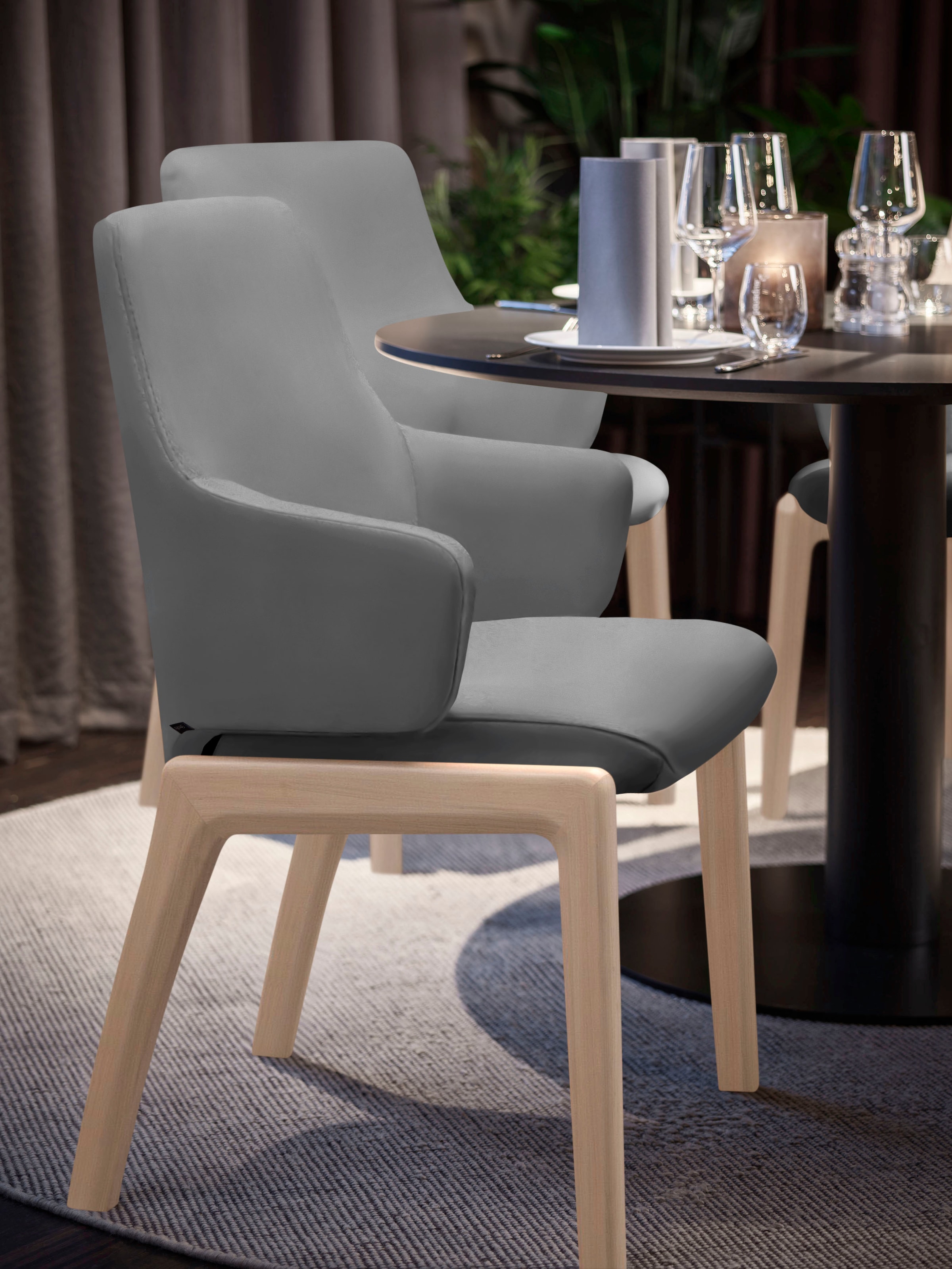 Stressless "Laurel" () Low Back mit Armlehne, Größe L, mit abgerundeten Bei günstig online kaufen