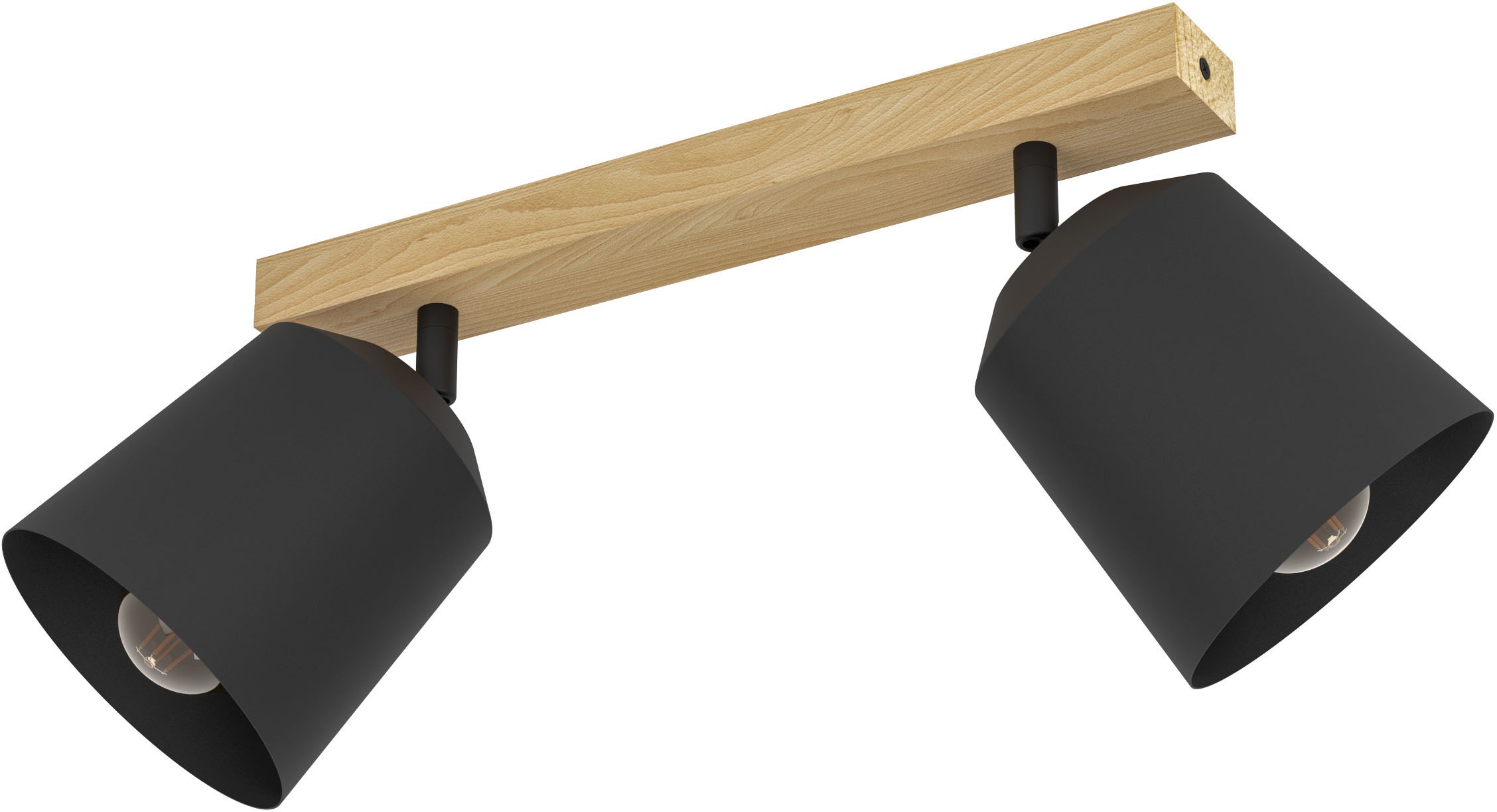 Deckenspot »COTORRO«, Deckenspot braun E27 | EGLO - - Holz, in schwarz exkl. und Stahl bestellen aus BAUR 25W