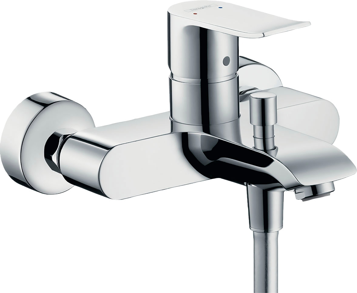 hansgrohe Wannenmischeinheit "Metris", Aufputz, chrom