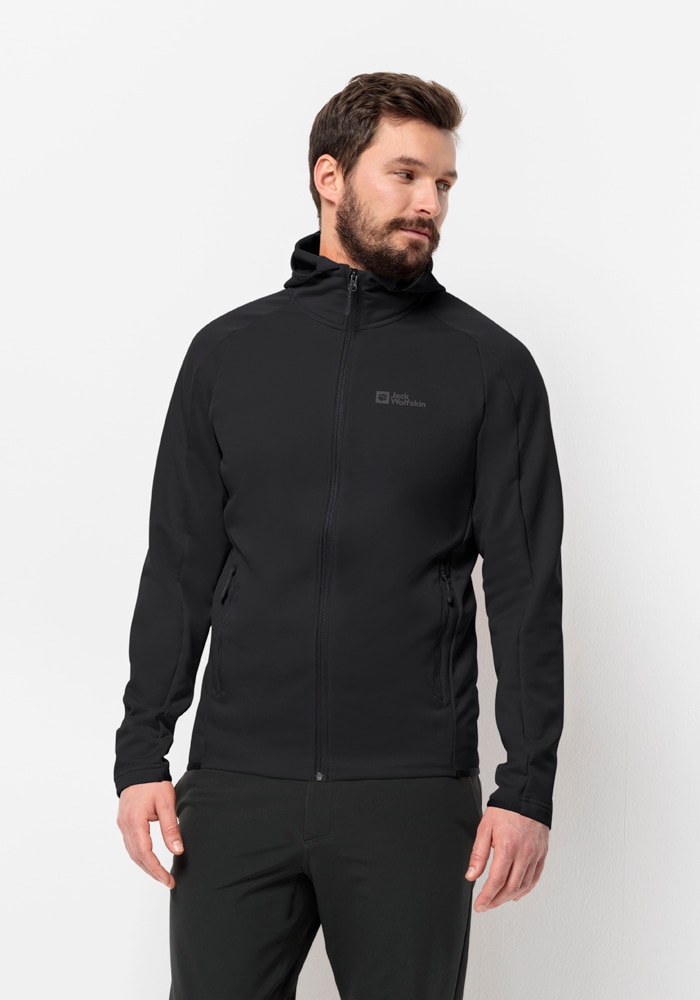 Jack Wolfskin Fleecejacke "ALPGRAT HOODED FZ M", mit Kapuze