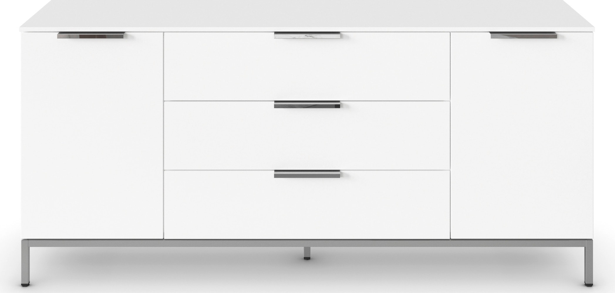 rauch Kombikommode »Kommode Türkommode Sideboard Kombikommode FLIPP«, (Breite 160 cm mit 2 Einlegeböden), 2-türig mit 3 Schubladen und Soft-Close-Funktion