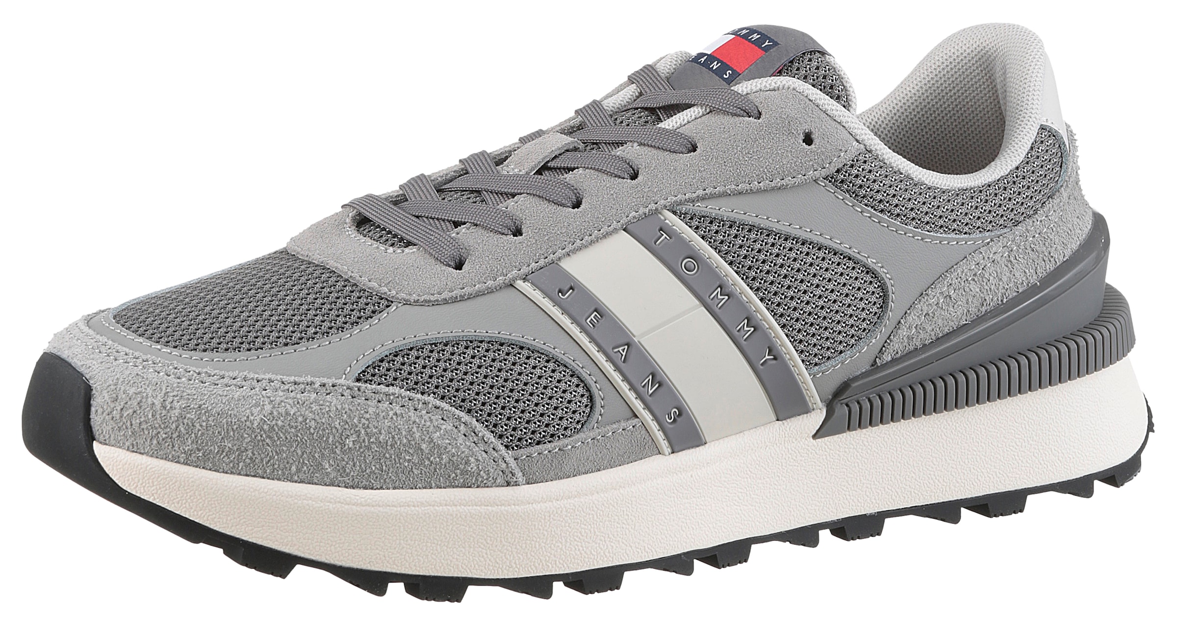 Tommy Jeans Sneaker "TJM TECHNICAL RUNNER ESS", Freizeitschuh, Halbschuh, S günstig online kaufen
