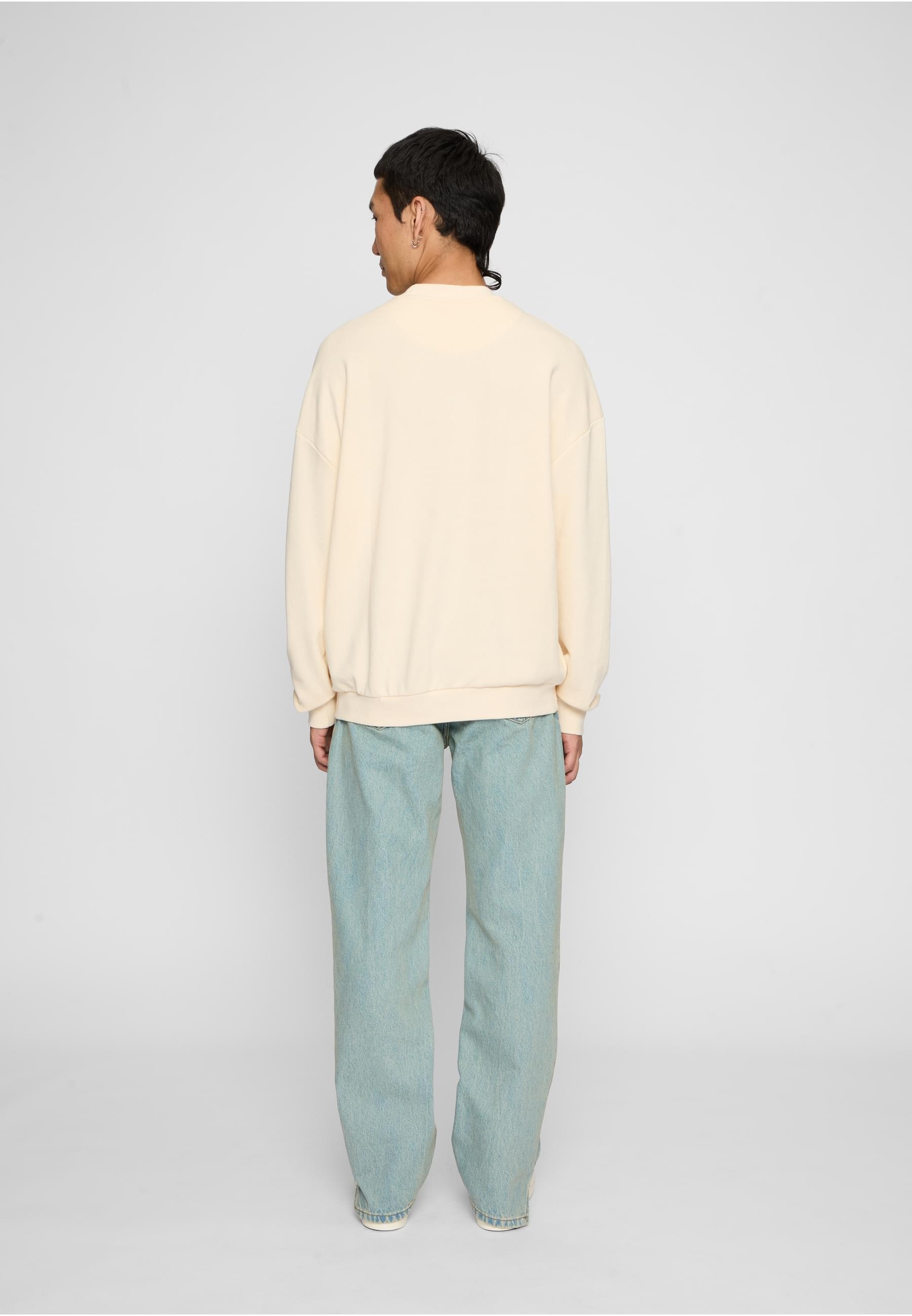 URBAN CLASSICS Rundhalspullover »Urban Classics Light Terry Crew«, (1 tlg.)
