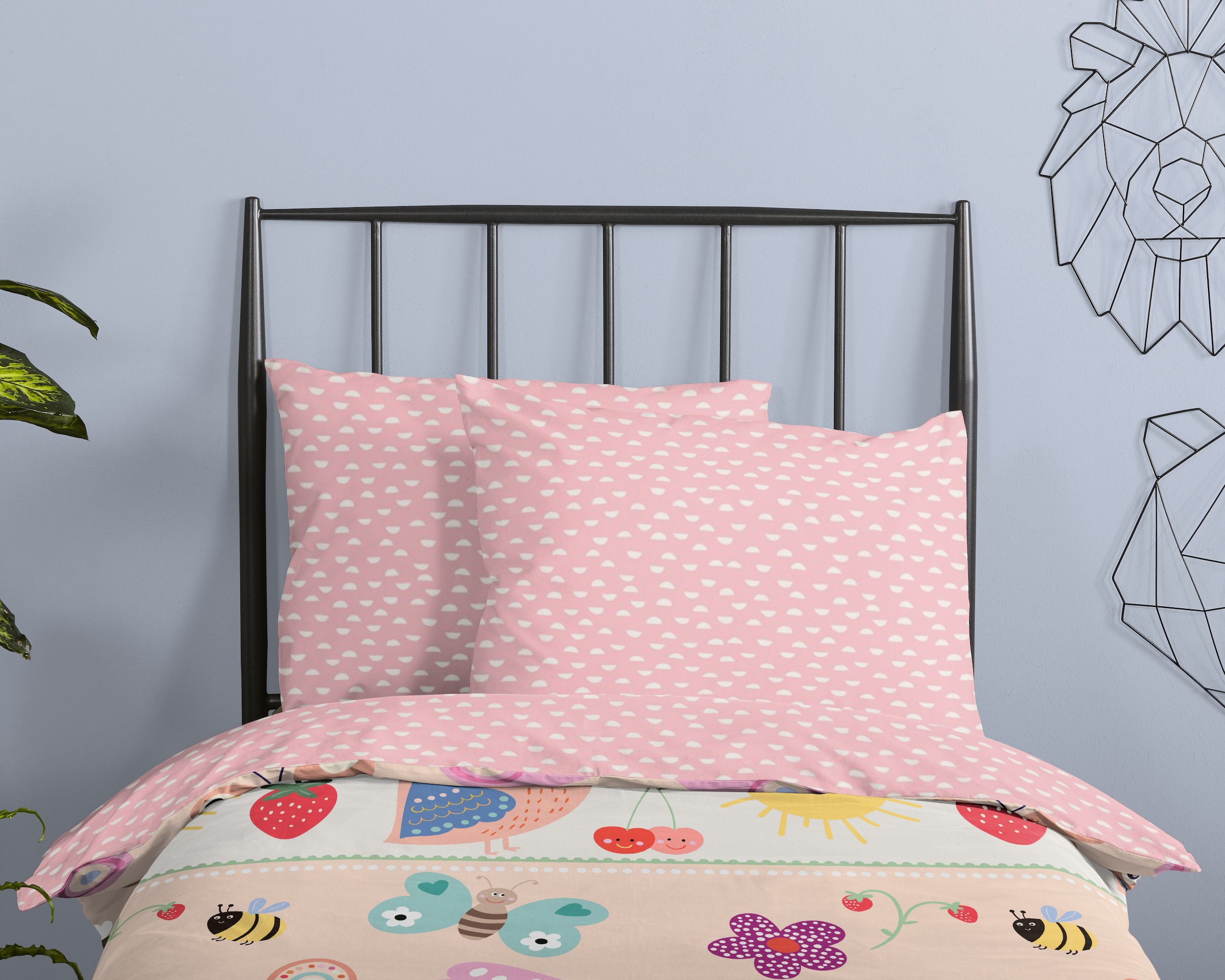 good morning Babybettwäsche »Rinke« 2 Baumwolle, Renforcé, Wendeoptik, Kind, Baby, Mädchen