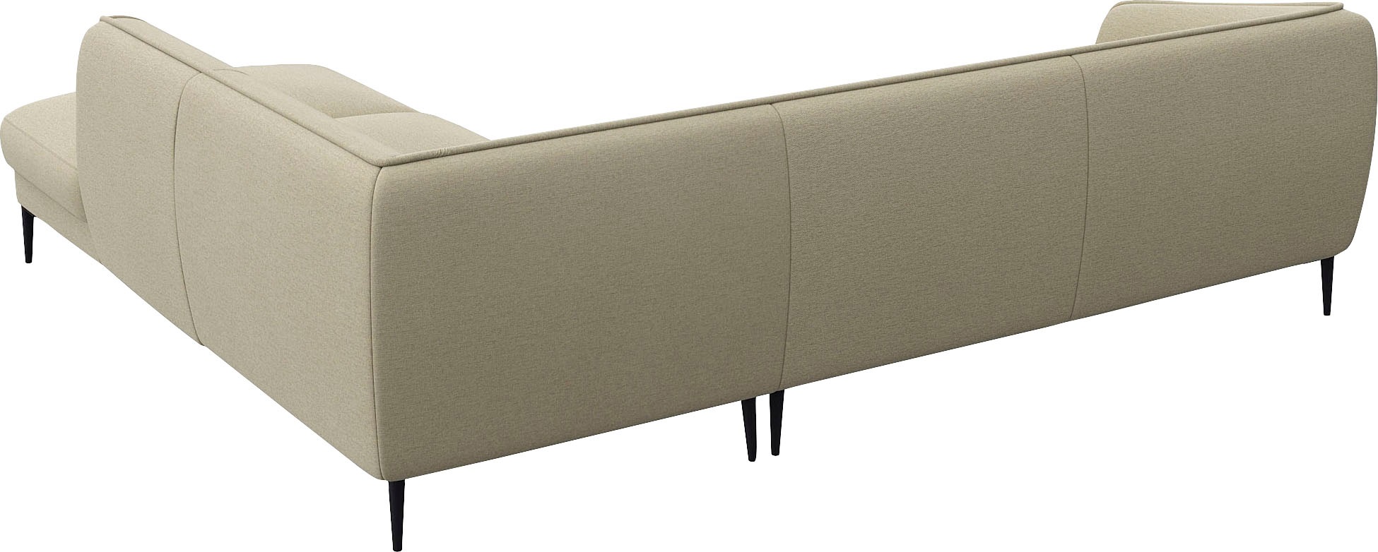 FLEXLUX Ecksofa »Belle Designsofa, L-Form, B/T 268/209 cm«, Skandinavisches Design, In hochwertiger Verarbeitung