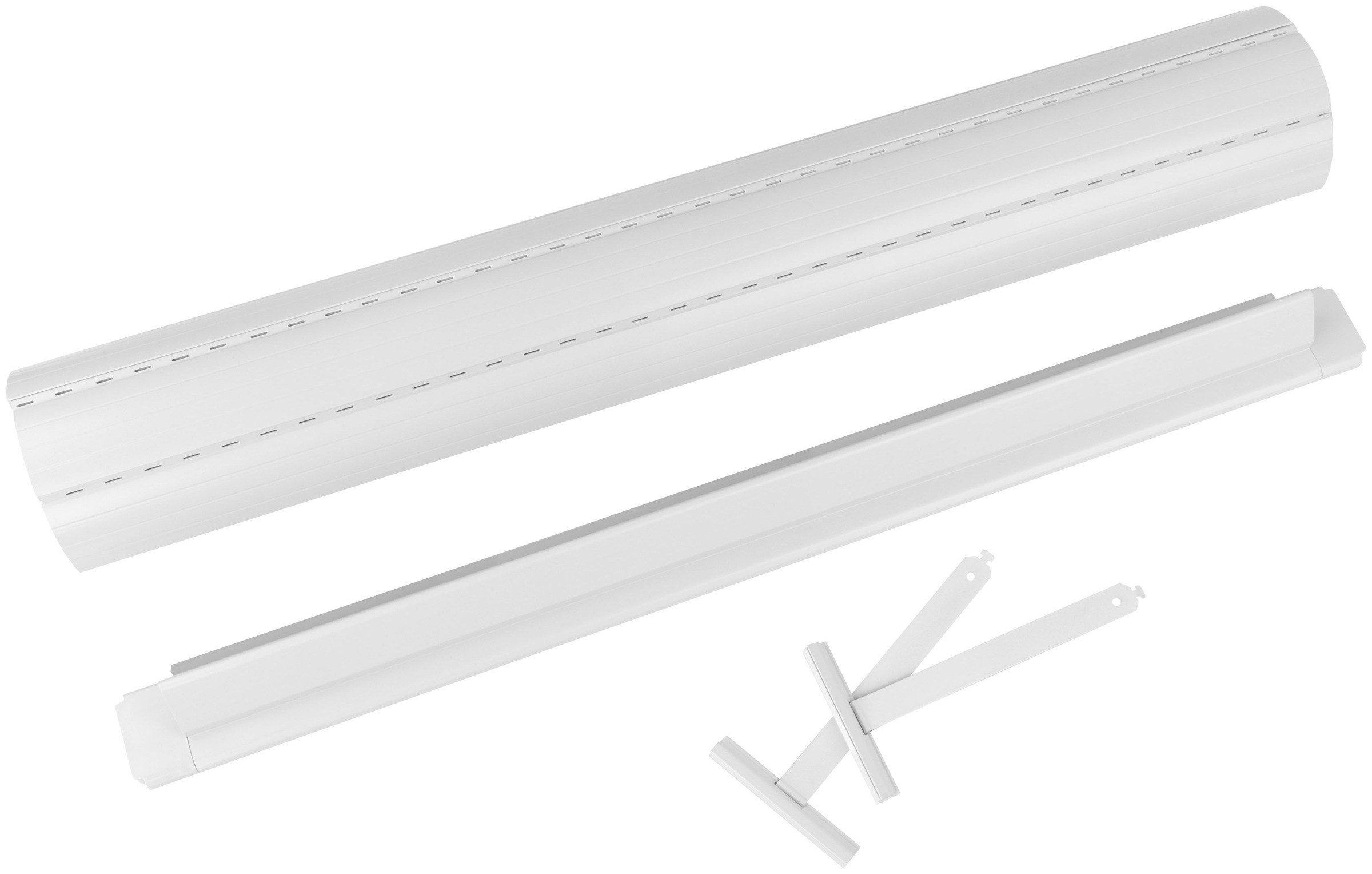SCHELLENBERG Rollladenpanzer »Set für Fenster, Mini System für 40 mm Stahlrohrwelle«, (Set), PVC Jalousie, in verschiedenen Größen erhältlich, weiß