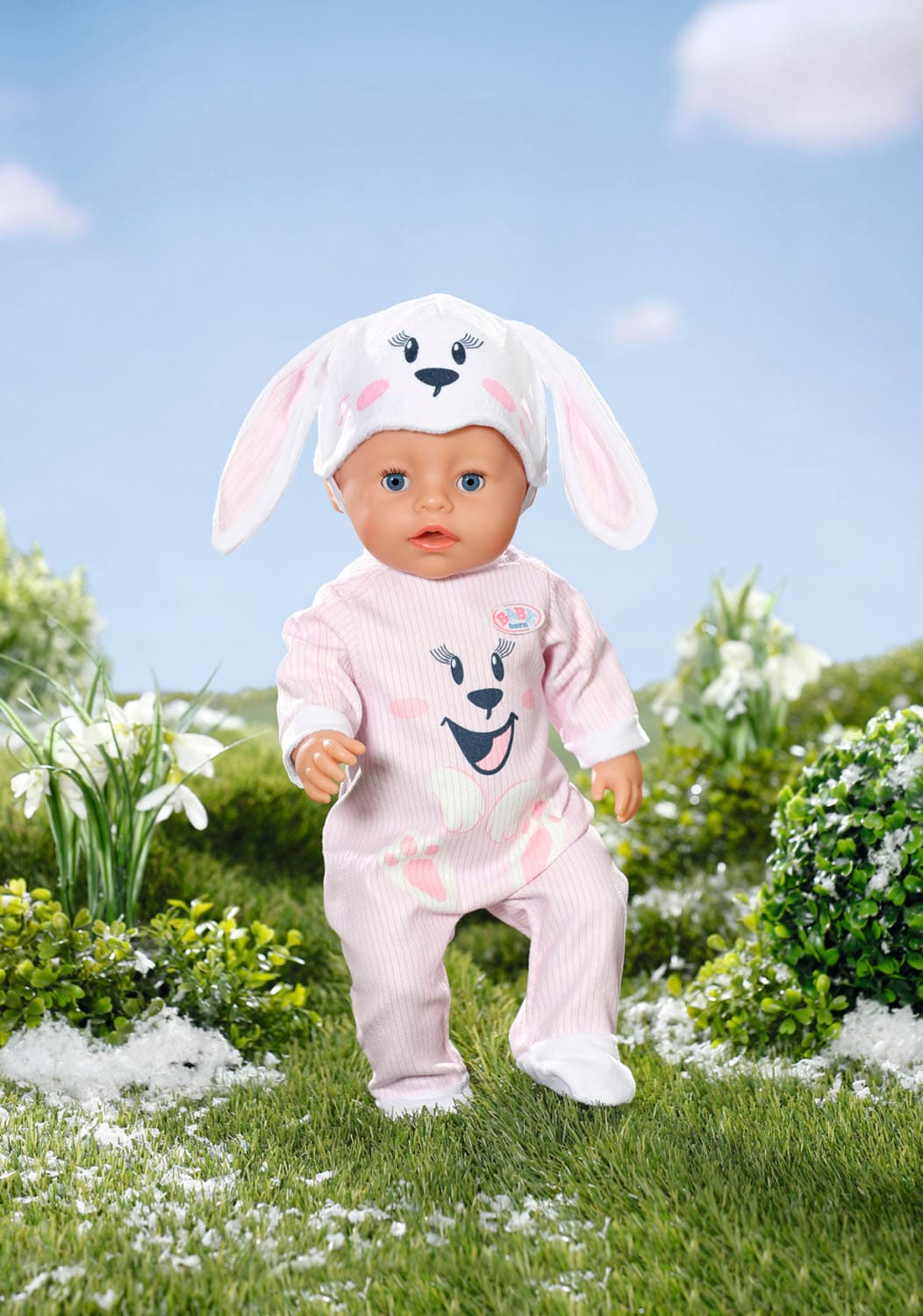 Baby Born Puppenkleidung »Häschen Kuschelanzug, 43 cm«