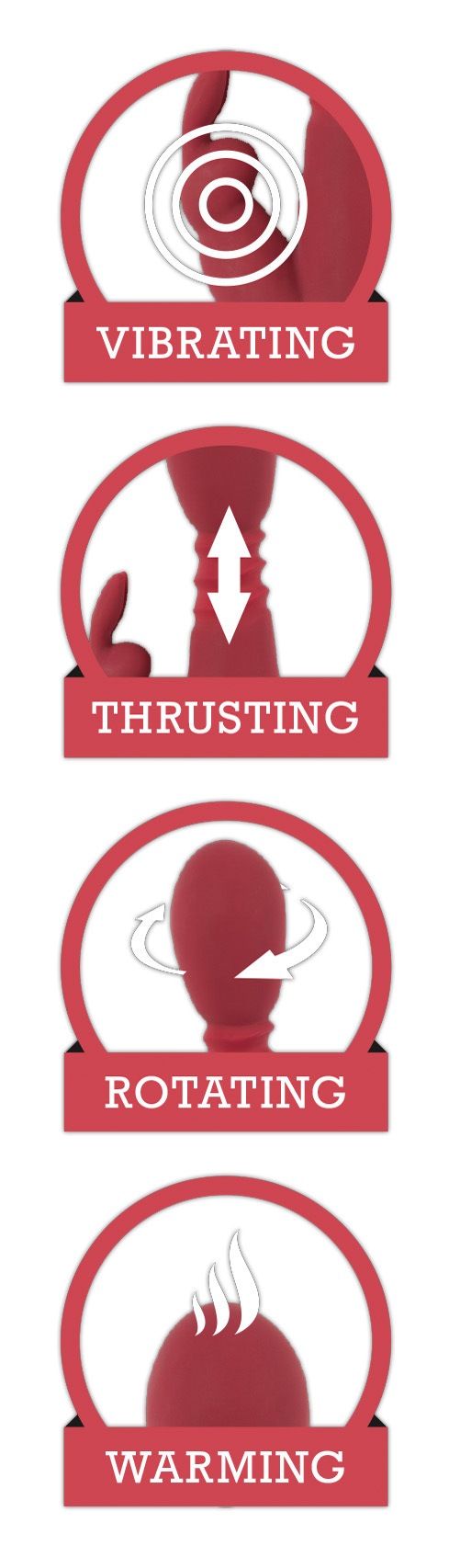 You2Toys Vibrator »Vibrator Silicone Rabbit Vibrator«