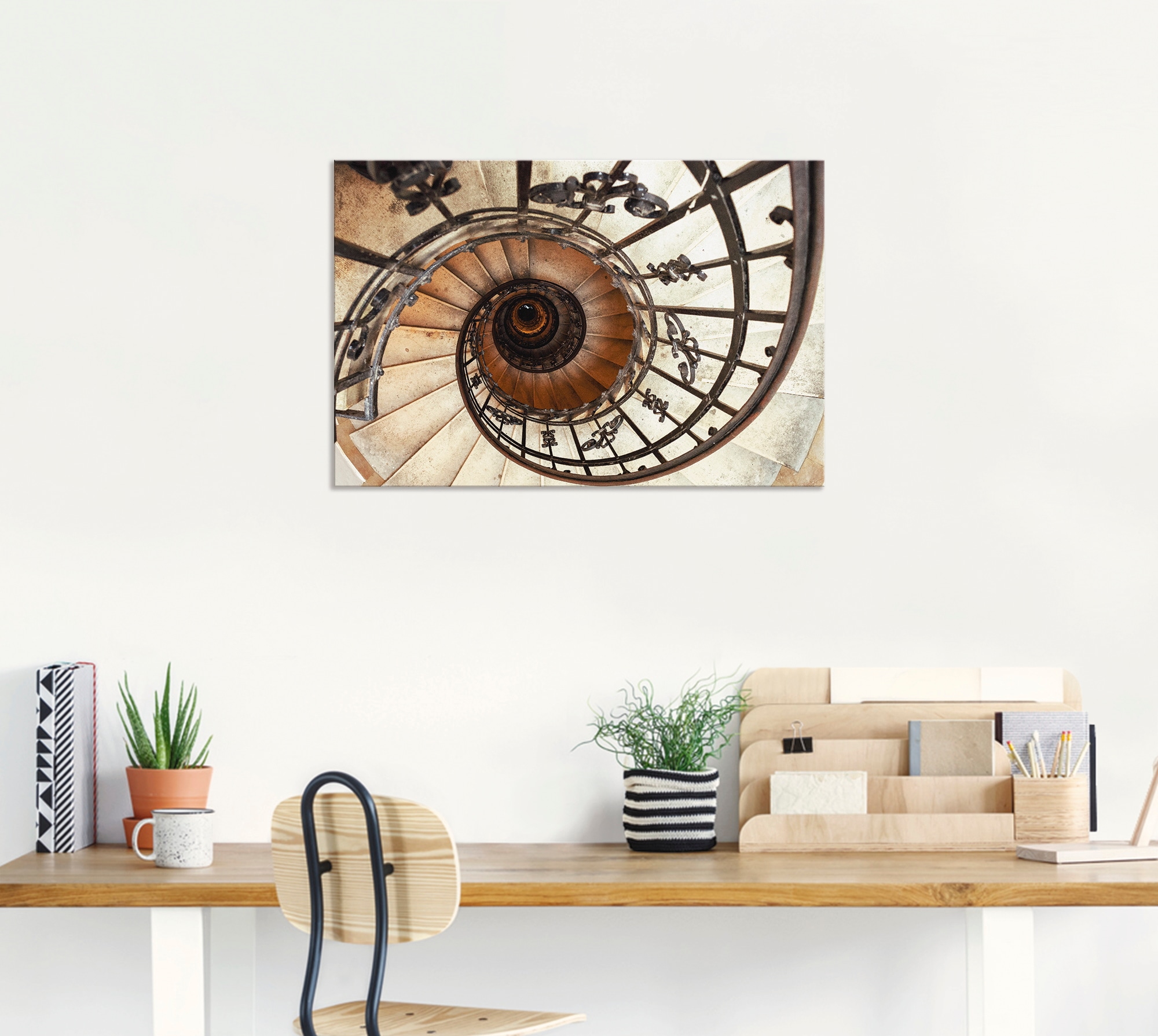Artland Wandbild »Treppe«, Architektonische Elemente, (1 St.), als Alubild, Outdoorbild, Leinwandbild, Poster, Wandaufkleber