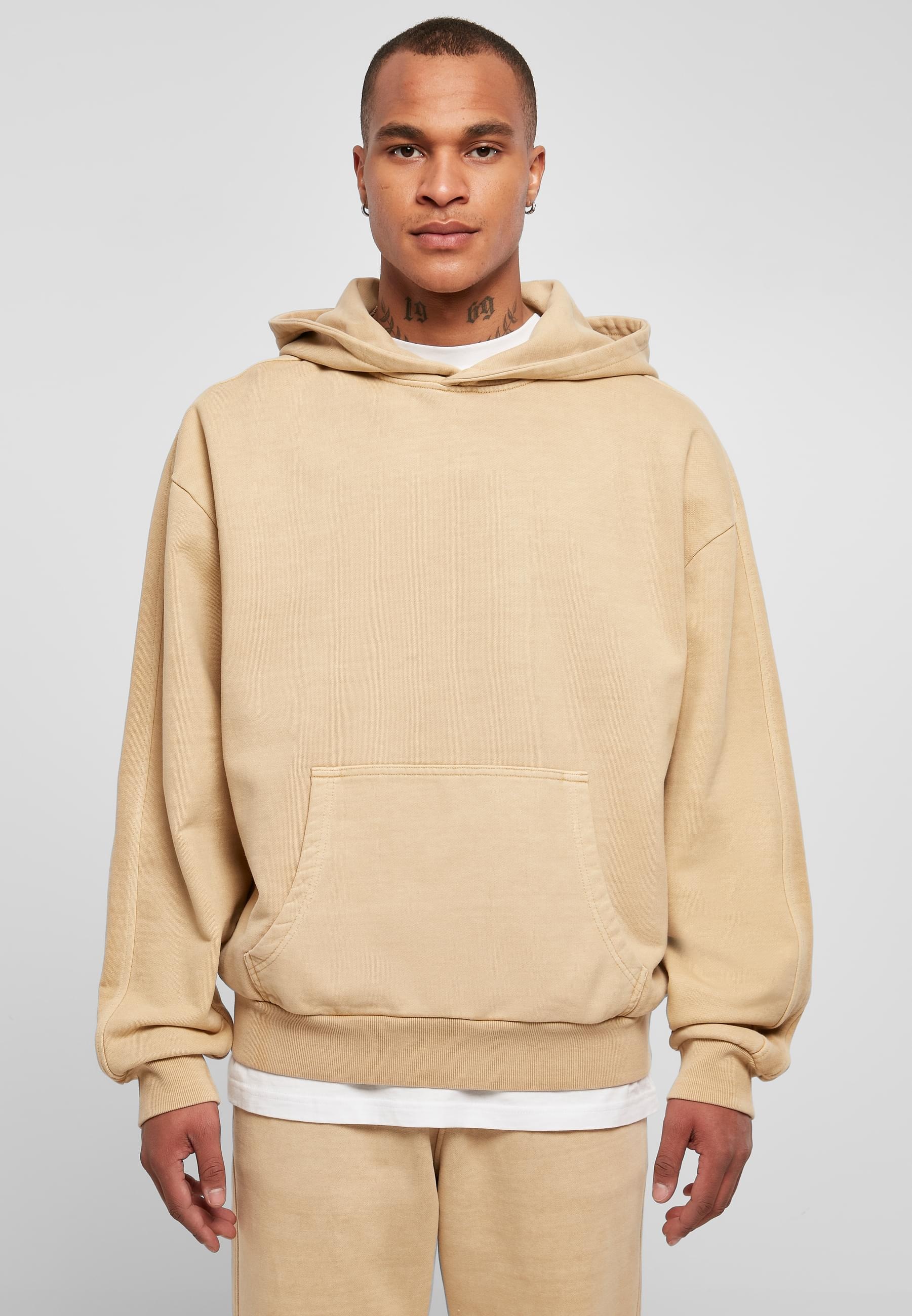 URBAN CLASSICS Kapuzensweatshirt »Urban Classics Herren Heavy Terry Garment Dye Hoody«, (1 tlg.)
