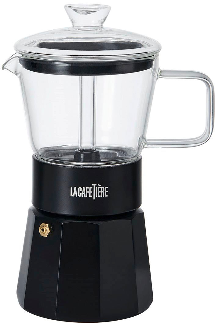 La Cafetière Espressokocher "La Cafetière", 290 l Kaffeekanne, Aus hochwertigem, rostfreiem Edelstahl mit induktionsgeei