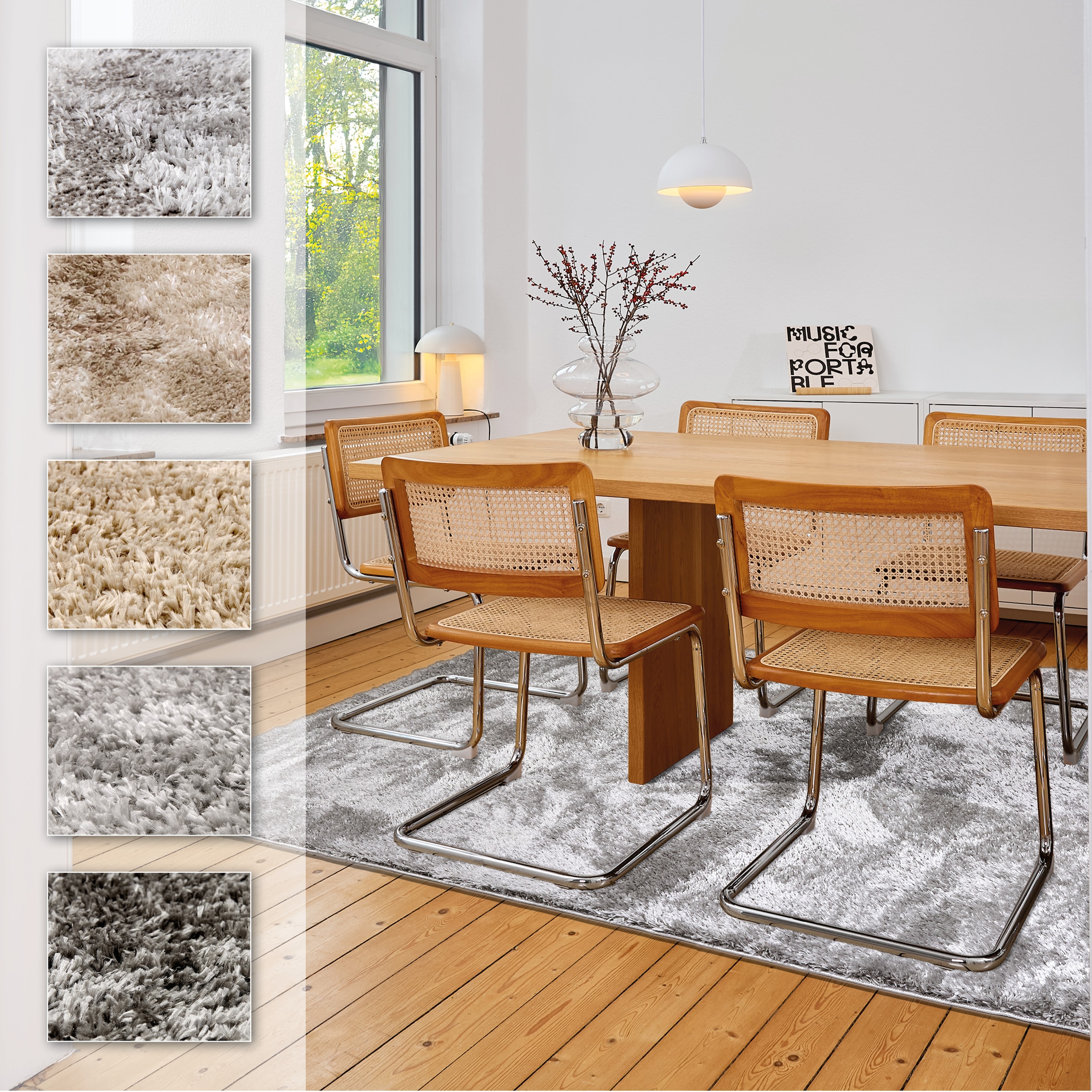 ASTRA Hochflor-Teppich "Paulie 250" rechteckig 25 mm Höhe weicher Langflor, günstig online kaufen