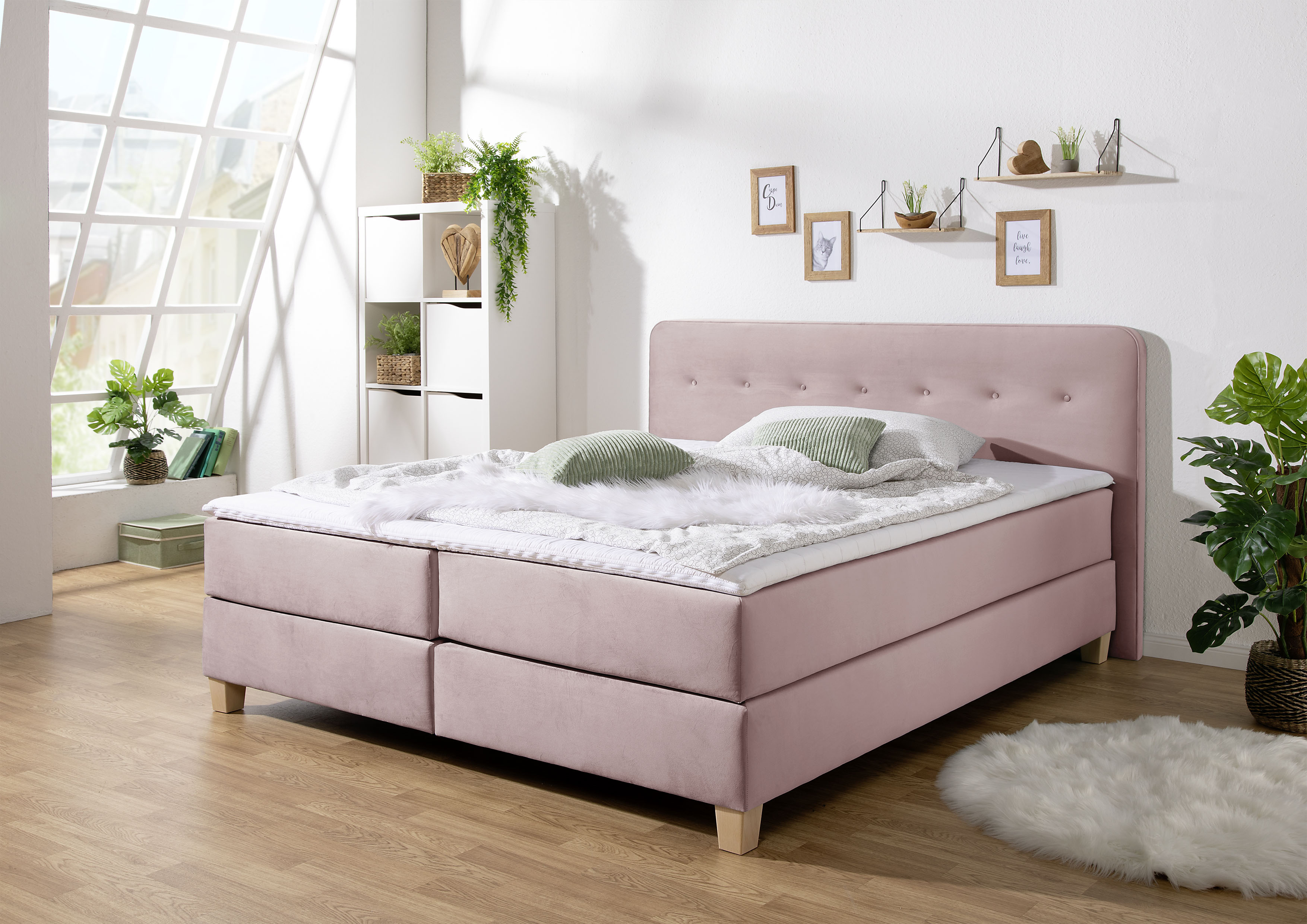 Home affaire "Fargo" in Überlänge 220 cm, mit Topper, 3 Ausführungen, 4, Breiten