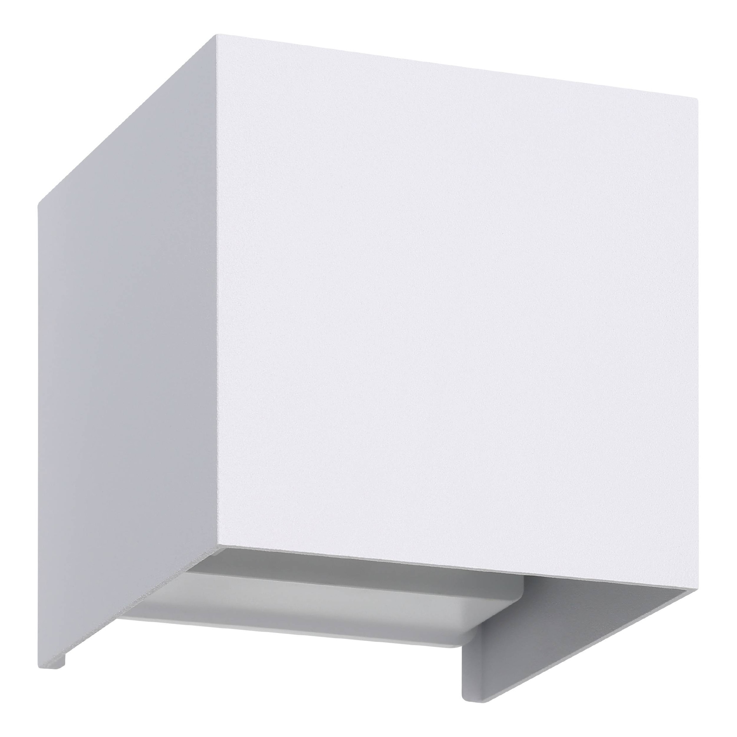 EGLO Wandleuchte »Valmontone Wandlampe,innen, Würfel, indirekte Up und Down Beleuchtung« LED-Modul 1 Stk. Warmweiß