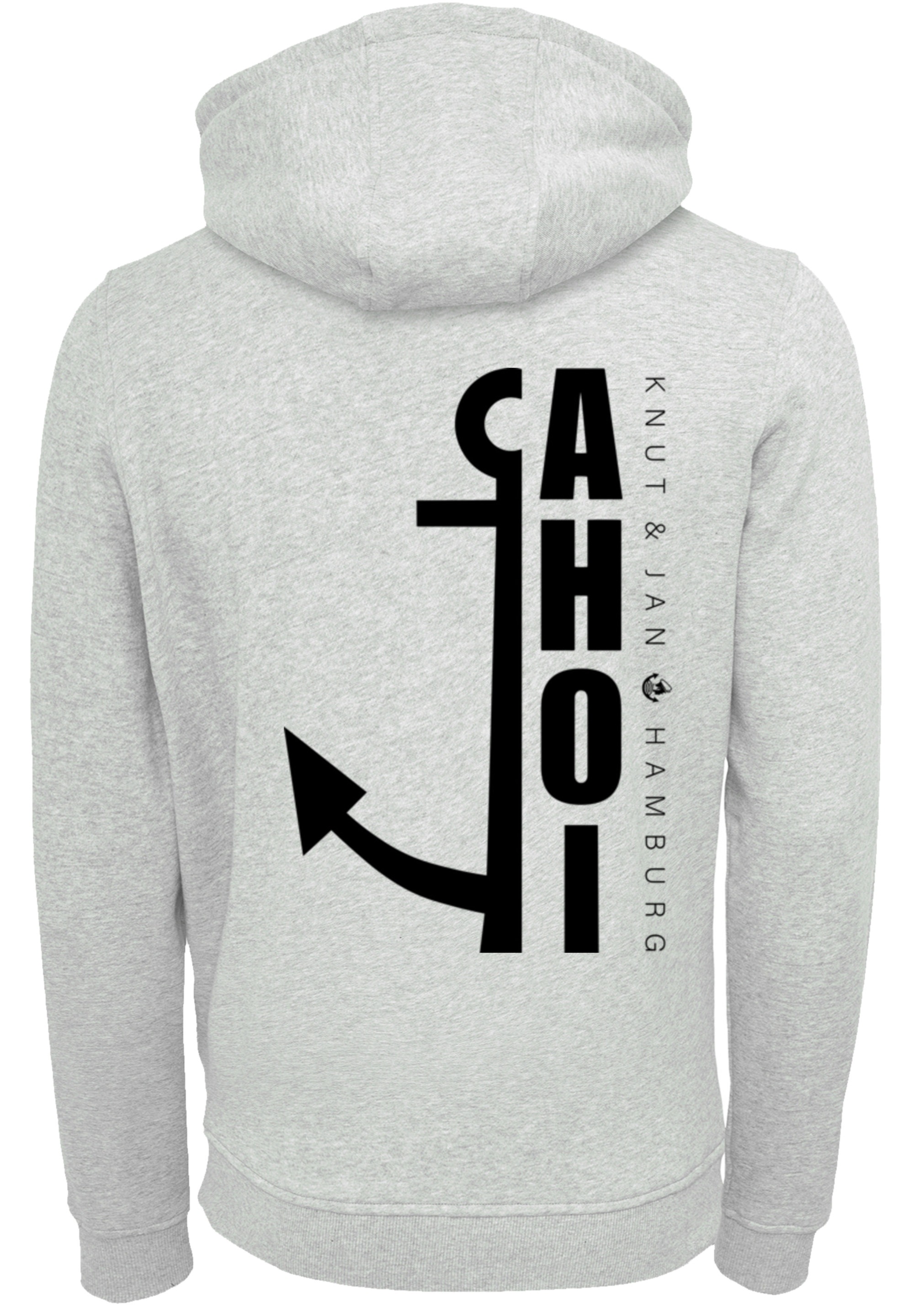 F4NT4STIC Kapuzenpullover »Ahoi Anker Crop Knut & Jan Hamburg«, Print