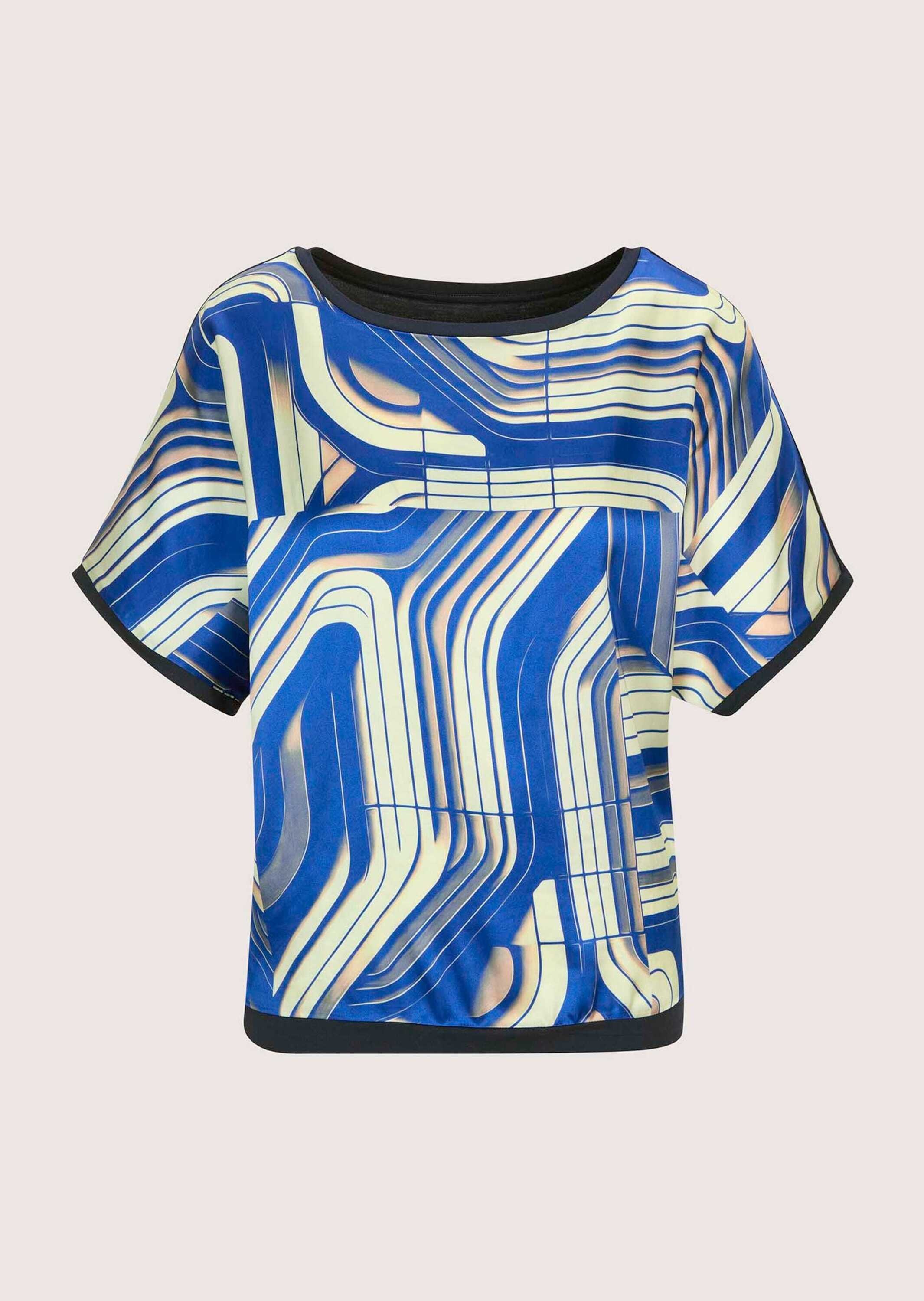 MADELEINE Kurzarmshirt "Blusentop Elegantes Oberteil mit Grafik-Print" günstig online kaufen