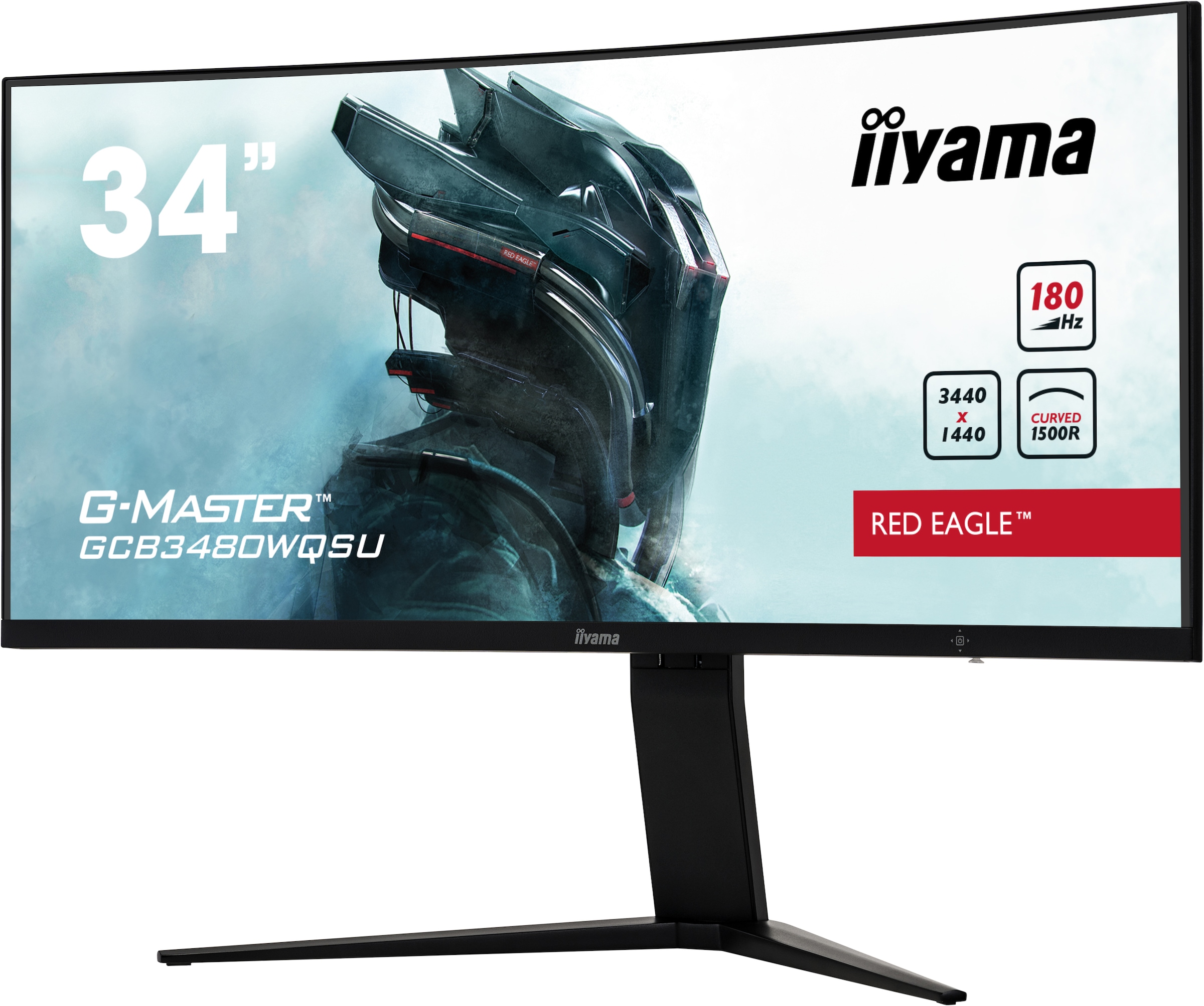Iiyama Gaming-Monitor »GCB3480WQSU-B1«, 86,4 cm/34 Zoll, 3440 x 1440 px, UWQHD, 180 Hz