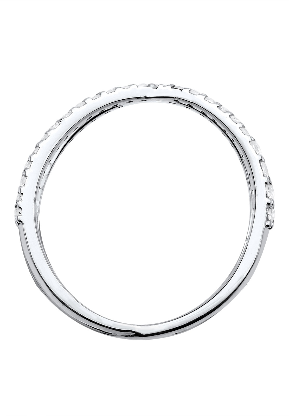 Elli Fingerring »Silberring Kreuz mit Zirkonia 925 Silber«