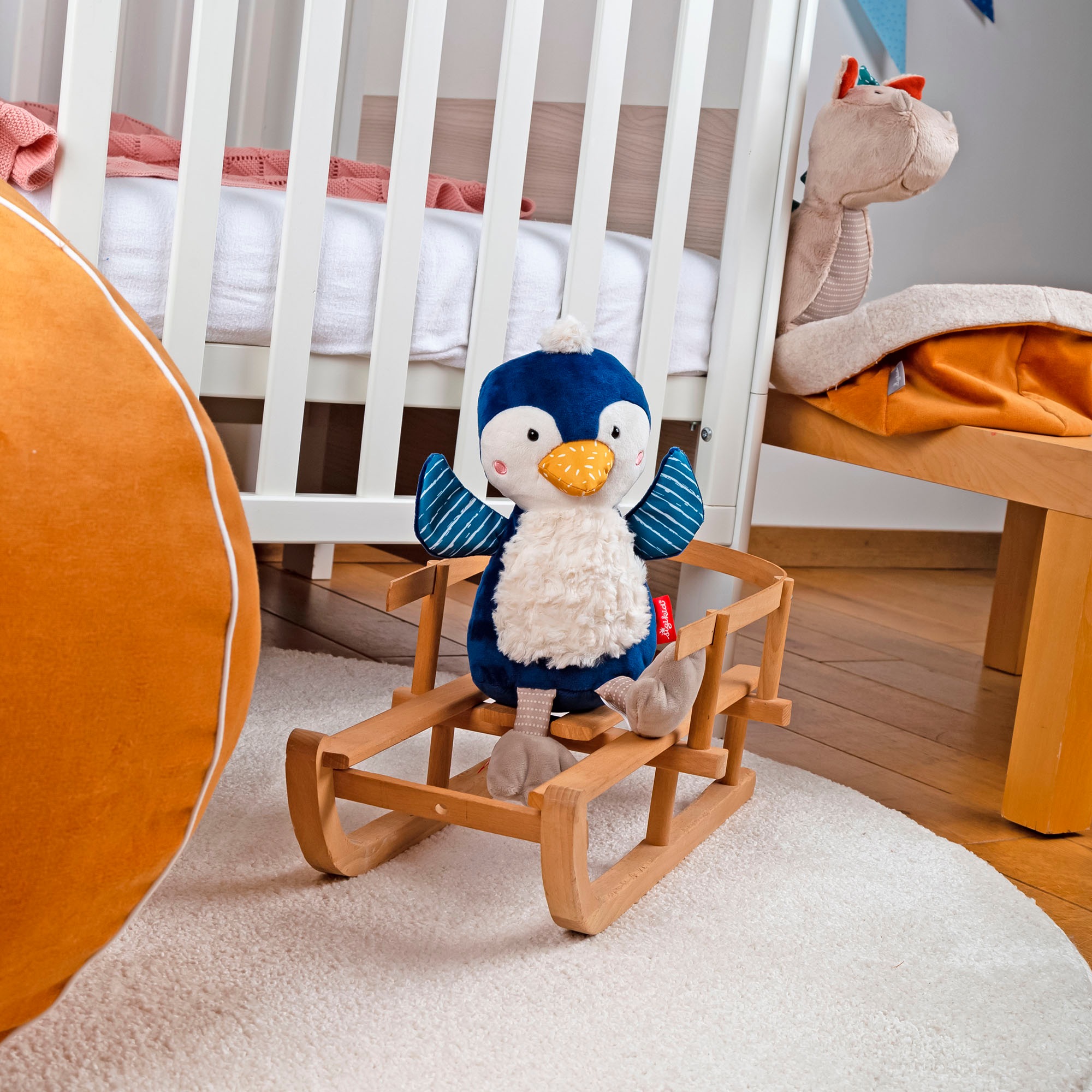 Sigikid Kuscheltier »Patchwork Sweety Yellow, Pinguin«