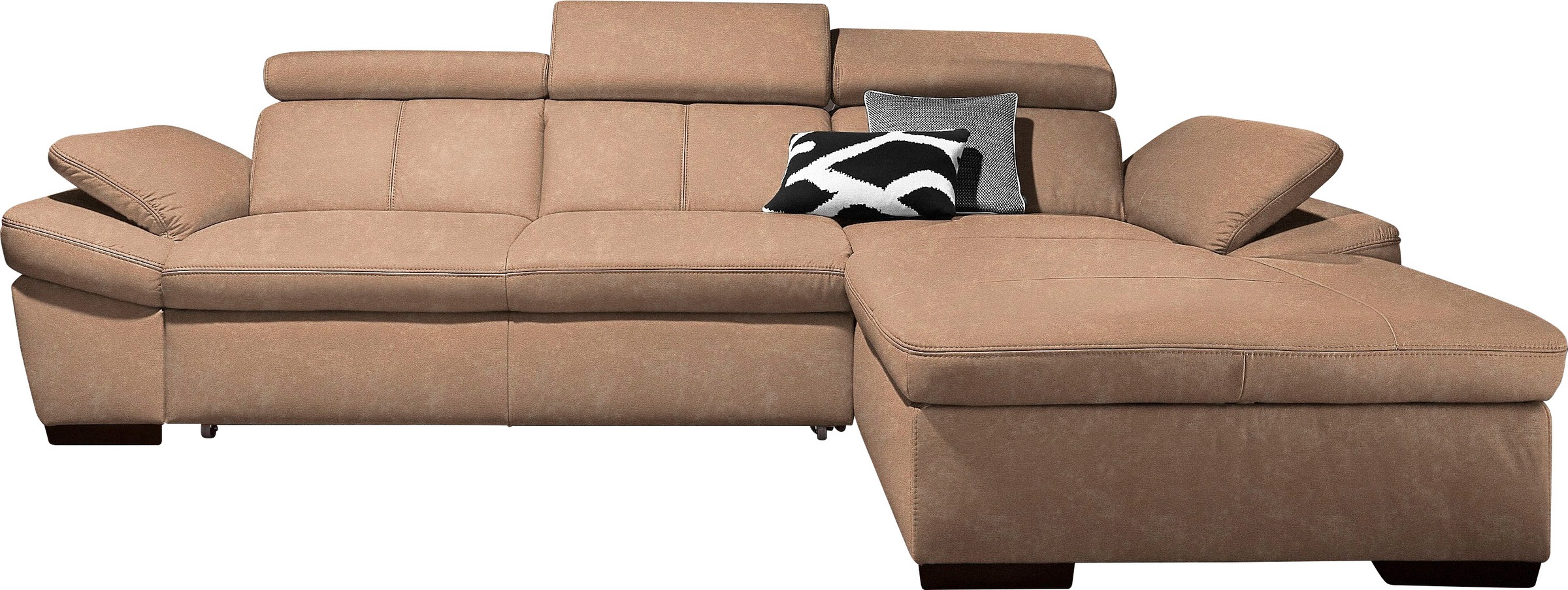 exxpo - sofa fashion Ecksofa "Salerno, Funktionssofa, Breite 280cm, hoher S günstig online kaufen