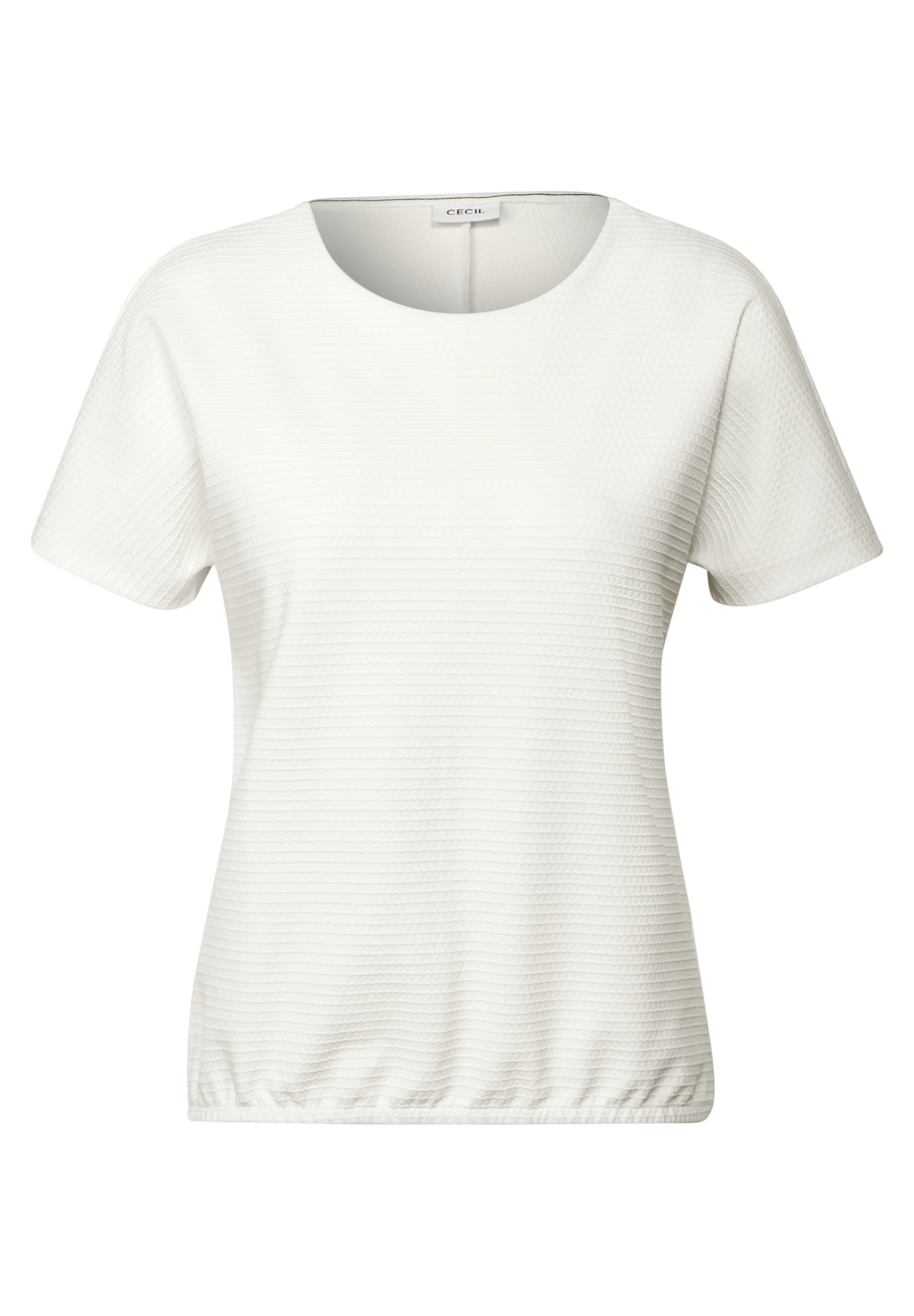 Cecil T-Shirt, mit Elastiksaum