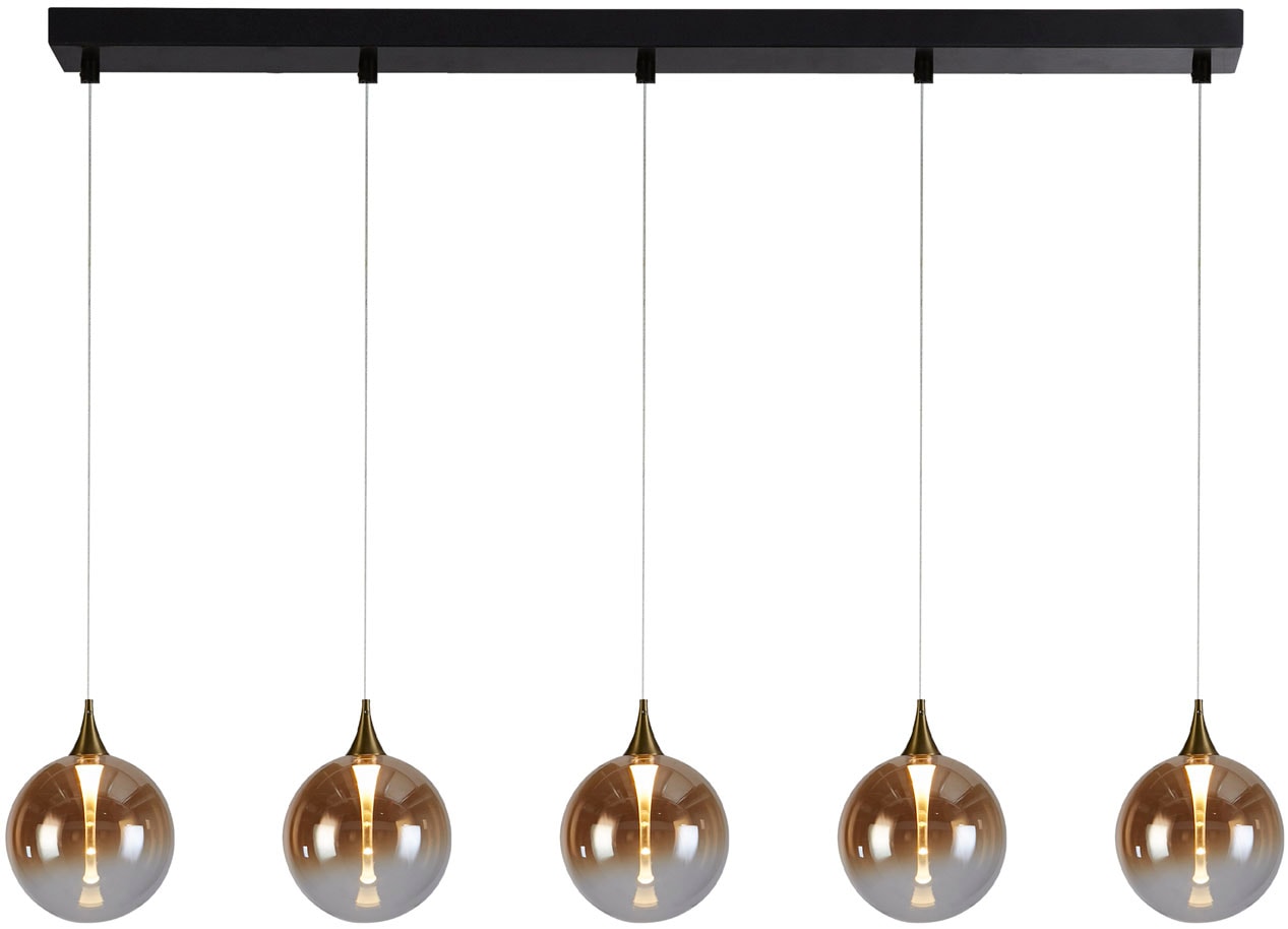 Searchlight LED-Hängeleuchte »Hängeleuchte Alchemy, 5-flammig« LED-Board 1 Stk. Warmweiß Plasmastrahl-Effekt