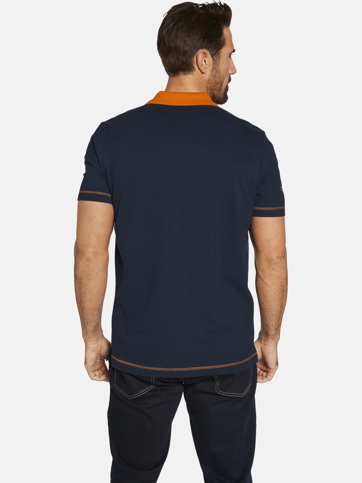 Jan Vanderstorm Poloshirt »Poloshirt RANDO«, (1 tlg.), mit drei Patches