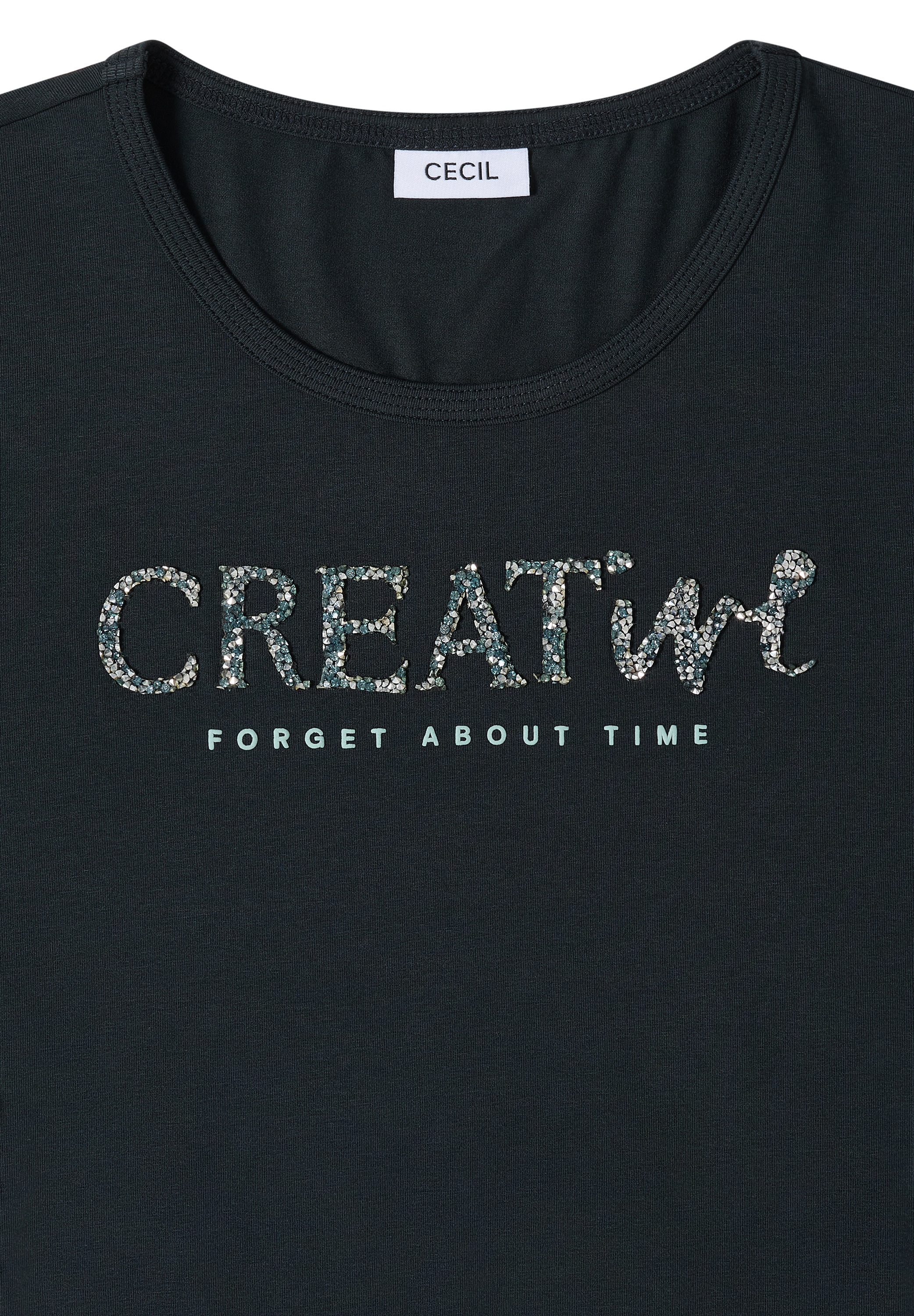 Cecil T-Shirt mit Glitzer-Detail