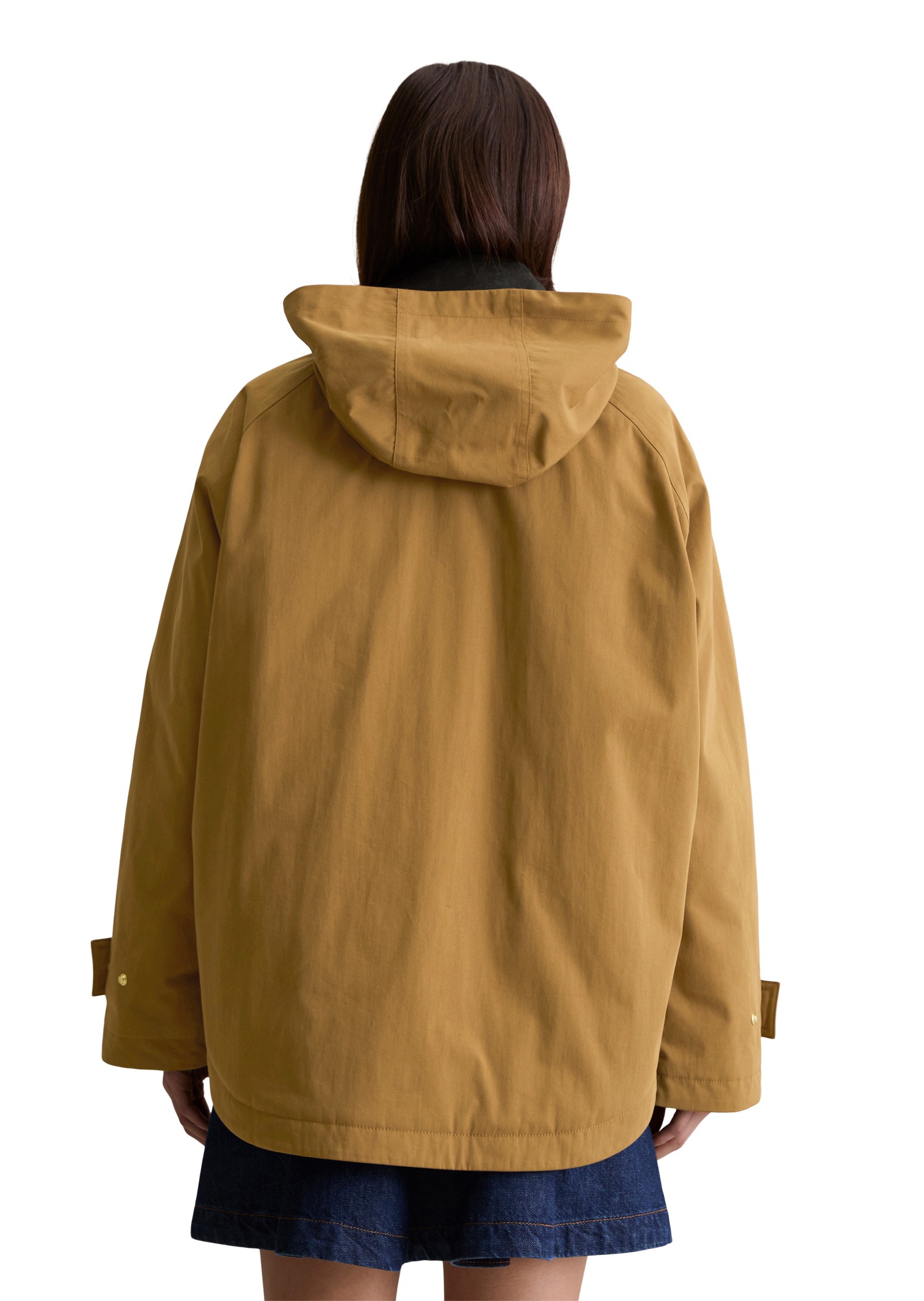 Marc O'Polo DENIM Kurzmantel »aus Waxed-ORganic-Cotton-Nylon-Mix«