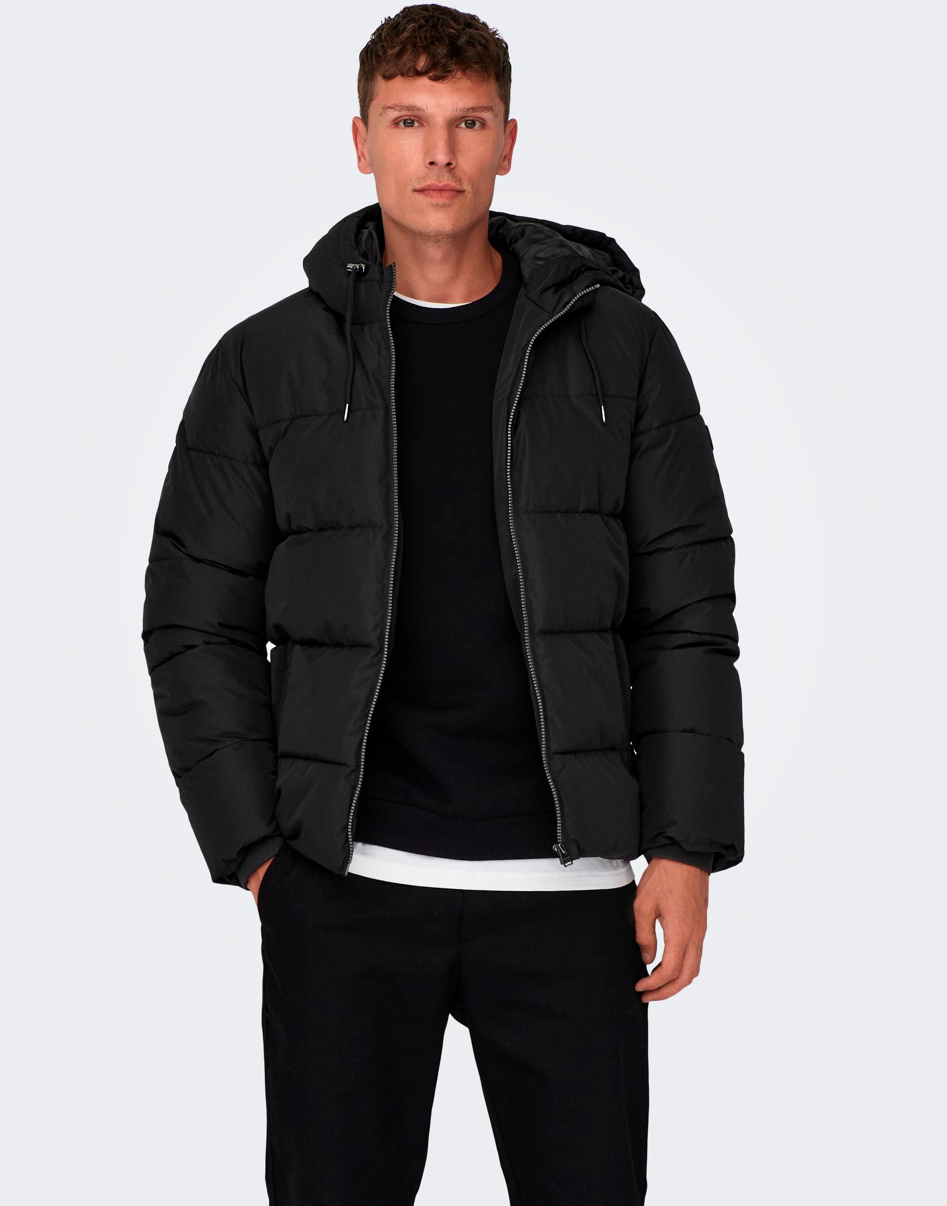 ONLY & SONS Steppjacke "ONSMARLON LIFE HOOD PUFFER JACKET OTW VD", mit Kapu günstig online kaufen