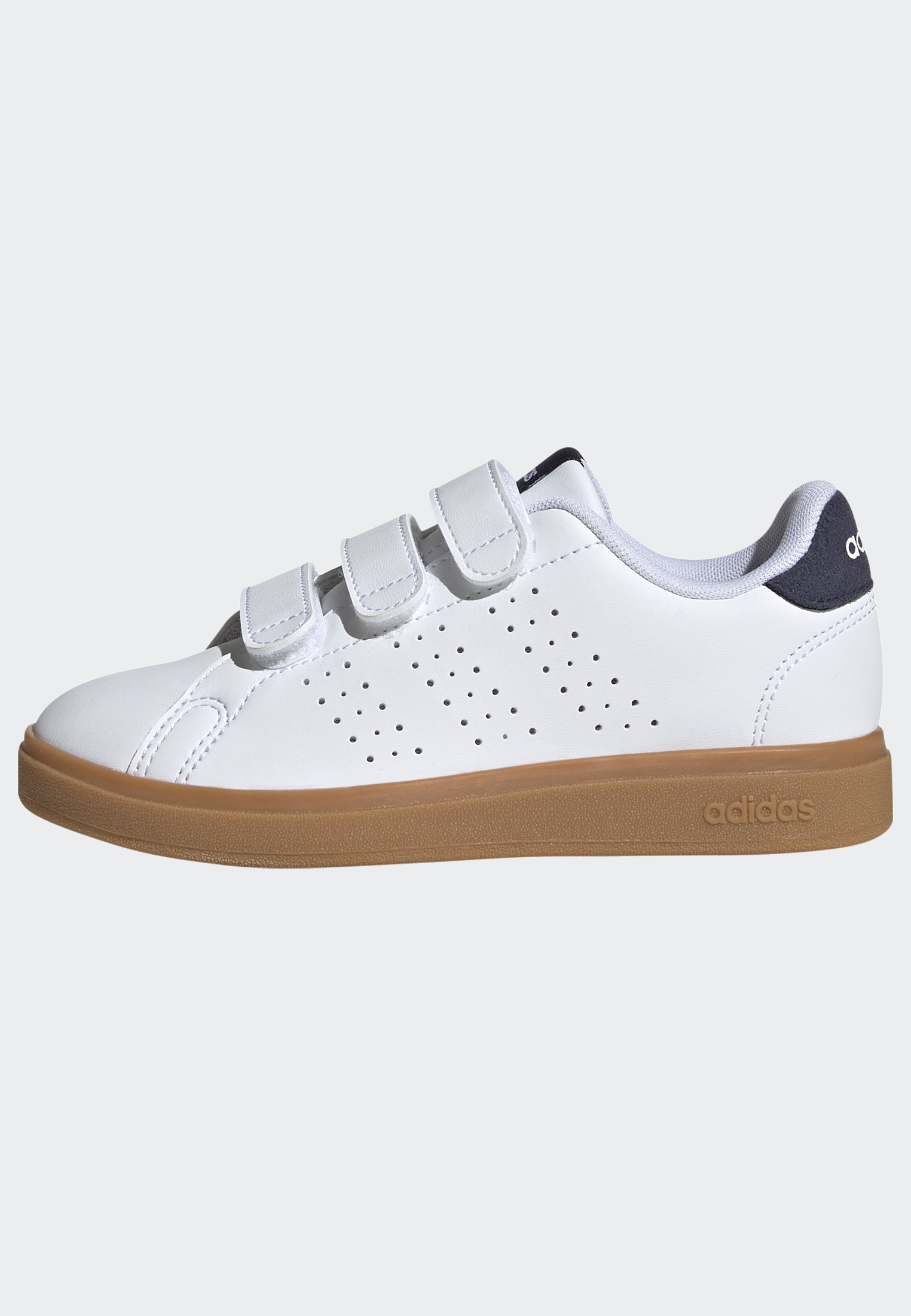 adidas Sportswear Klettschuh »ADVANTAGE BASE 2.0 KIDS«, Design auf den Spuren des adidas Stan Smith