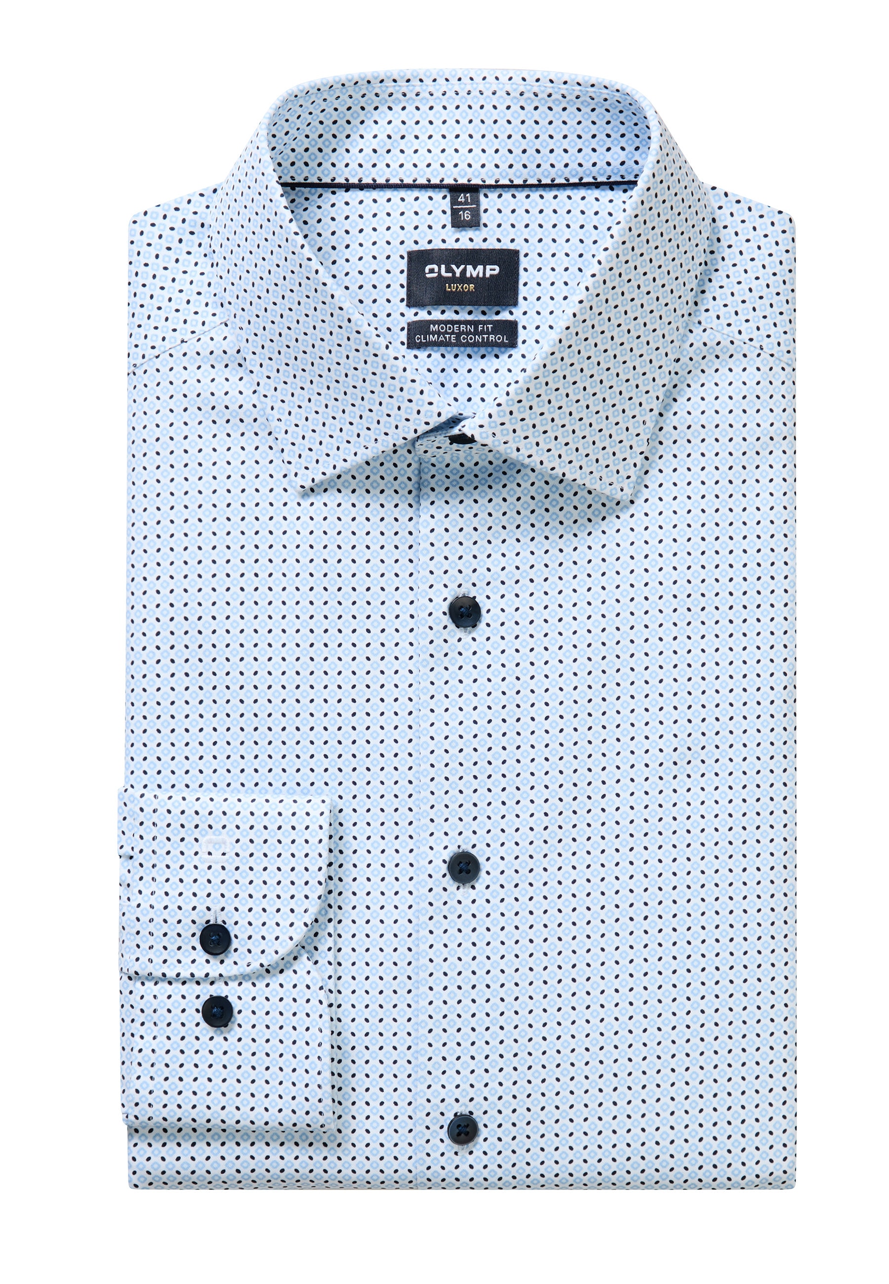 OLYMP Businesshemd »OLYMP Luxor 24/Seven, modern fit, New Kent mit extra langem Arm«