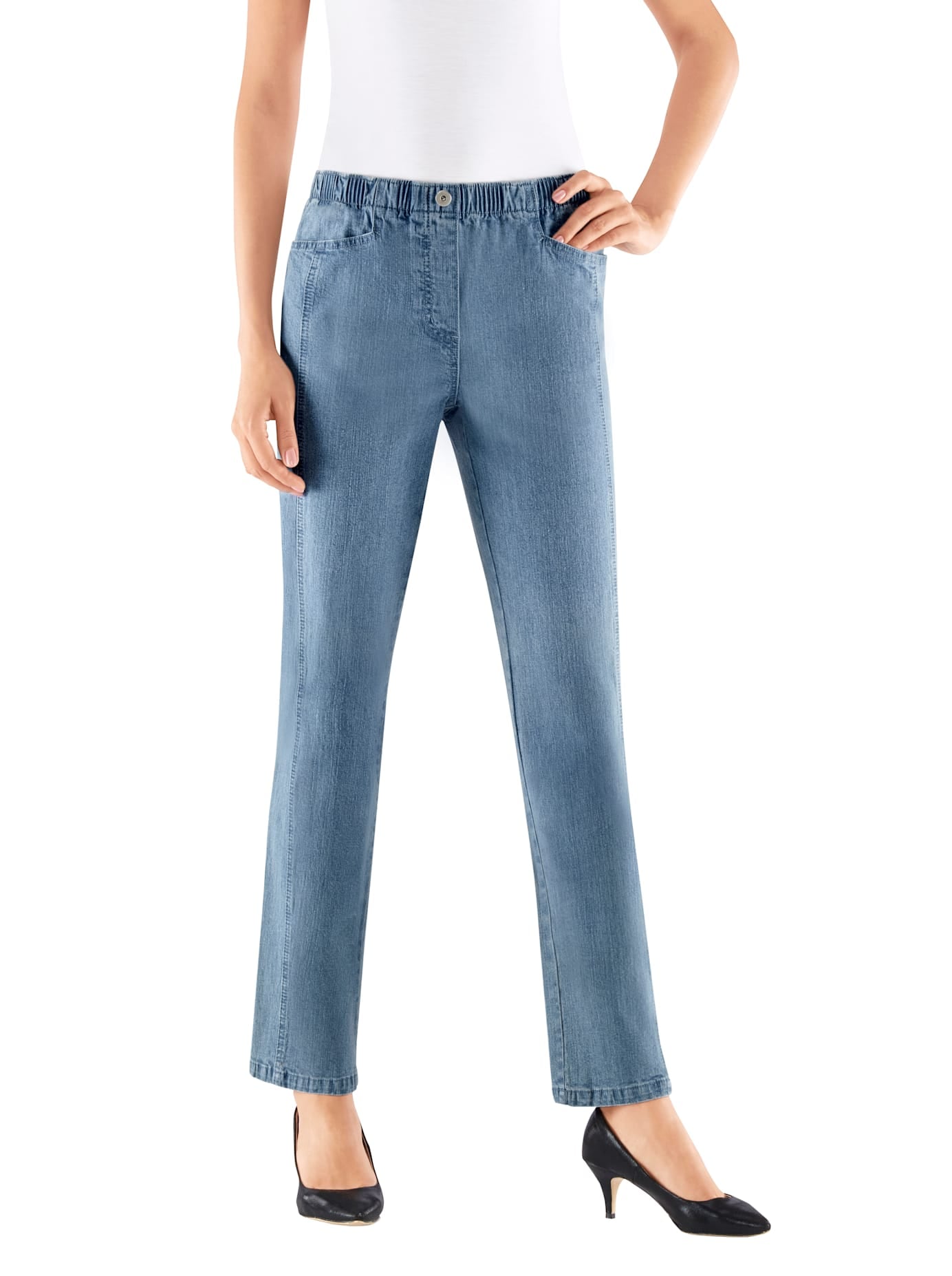 Classic Basics Schlupfjeans, (1 tlg.)