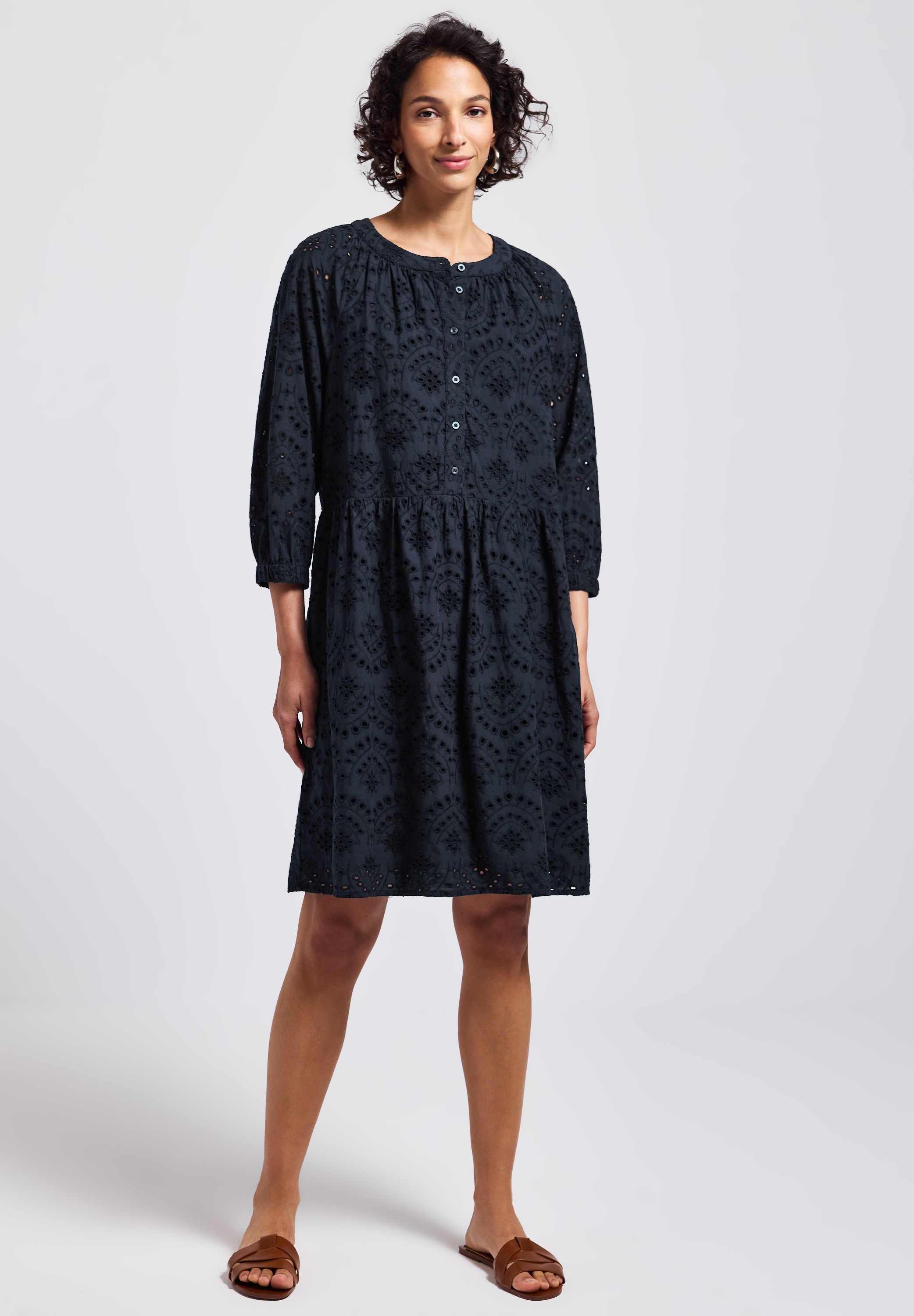 STREET ONE Tunikakleid Ohne Taschen mit Rundhalsausschnitt günstig online kaufen