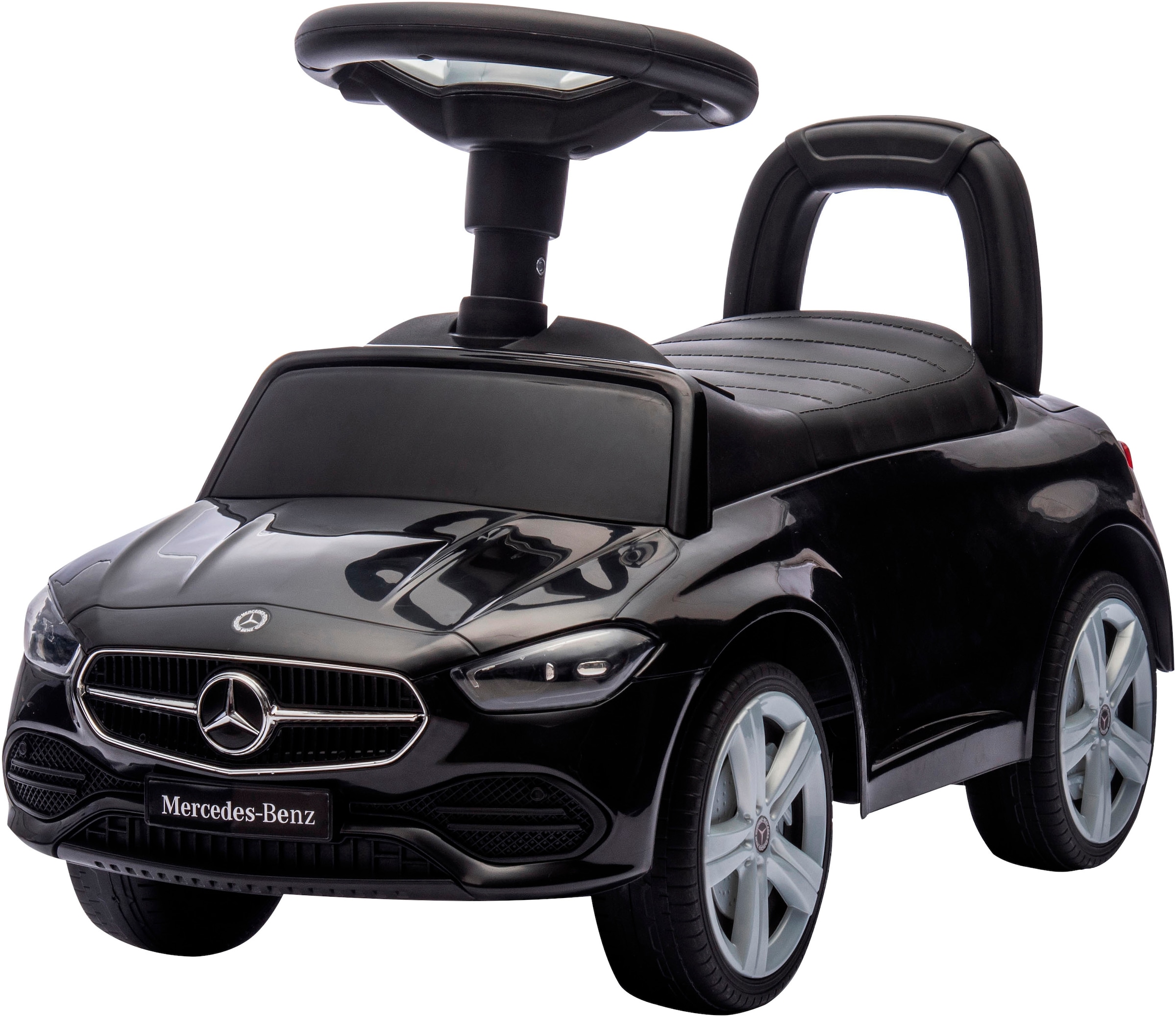 "Rutscherauto JAMARA ""Mercedes-Benz C-Class"", schwarz, Rutschautos, KinderB:28cm H:39cm T:65cm, mit Sound, B:28cm H:39cm T:65cm"
