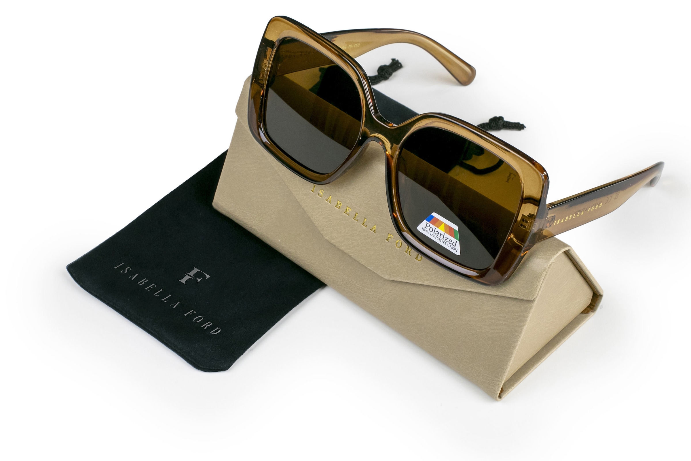 ISABELLA FORD Sonnenbrille »FA14-02« Glass 0.74MM Polarized Lens UV400，CAT3.0
