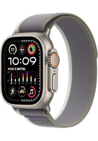 Smartwatch »Watch Ultra 2 GPS 49 mm + Cellular Titanium S/M«, (Watch OS 10)