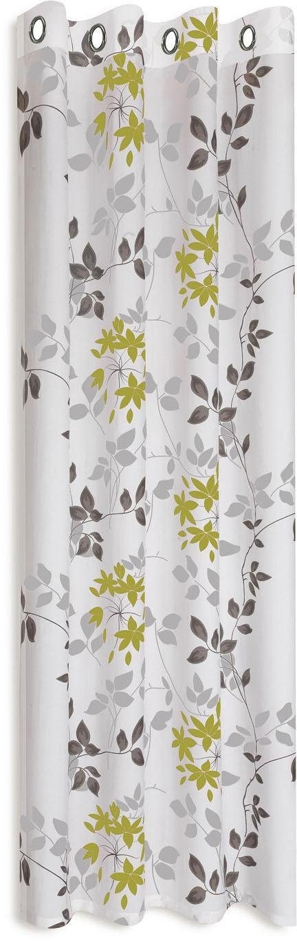 Gerster Vorhang »Bina«, Blumendesign | (1 235x140, kaufen BAUR HxB: St.), mit Ösenschal Ausbrenner