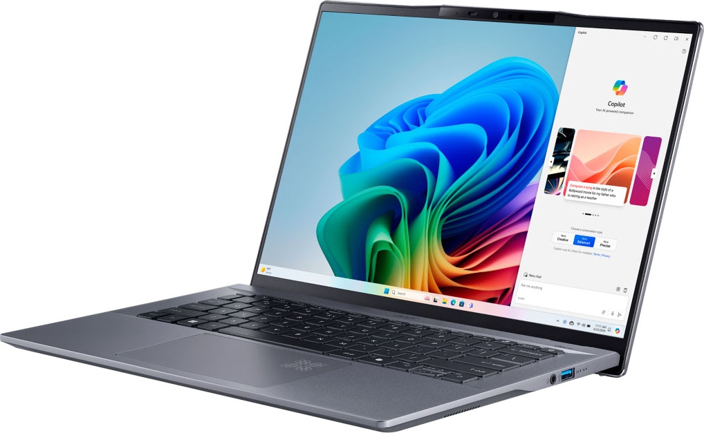 Acer Notebook »SFG14-01-X1YT«, 36,8 cm, / 14,5 Zoll, Qualcomm, Snapdragon X Plus, Adreno, 512 GB SSD