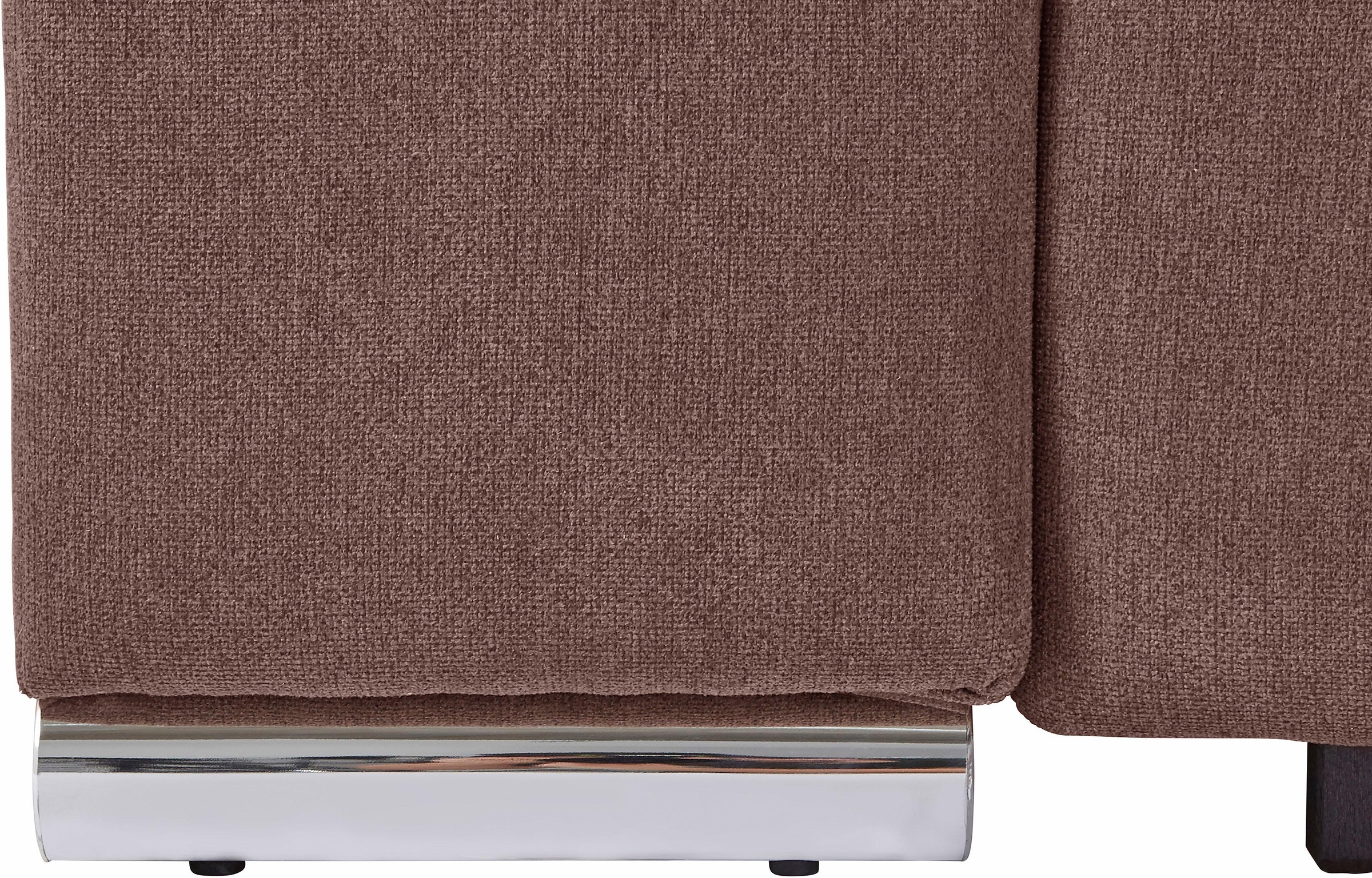 exxpo - sofa fashion Ecksofa Elias, L-Form, mit Kopf- bzw. Rückenverstellung, wahlweise mit Bettfunktion