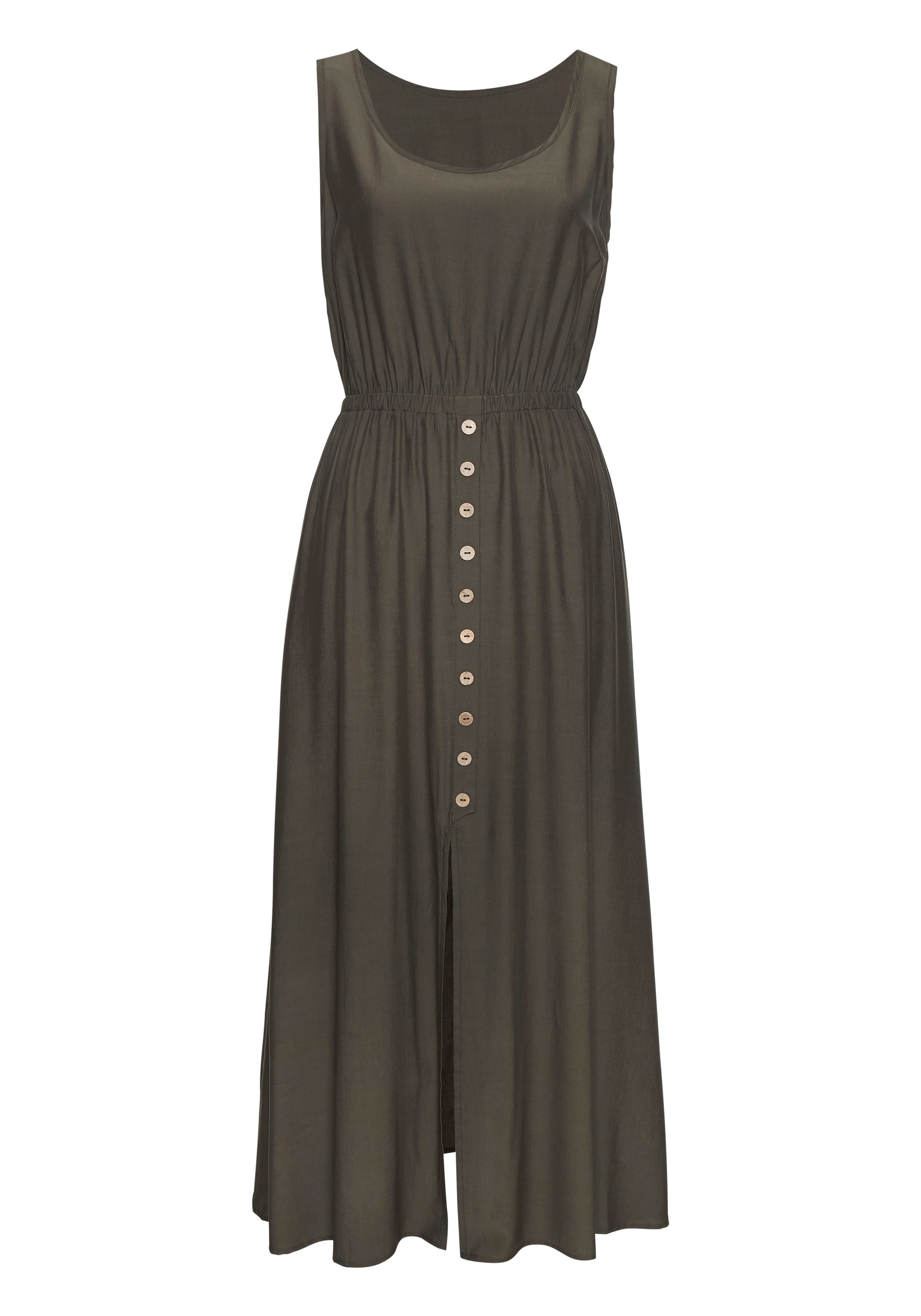 LASCANA Maxikleid, mit Zierknöpfen, Sommerkleid, modisch günstig online kaufen